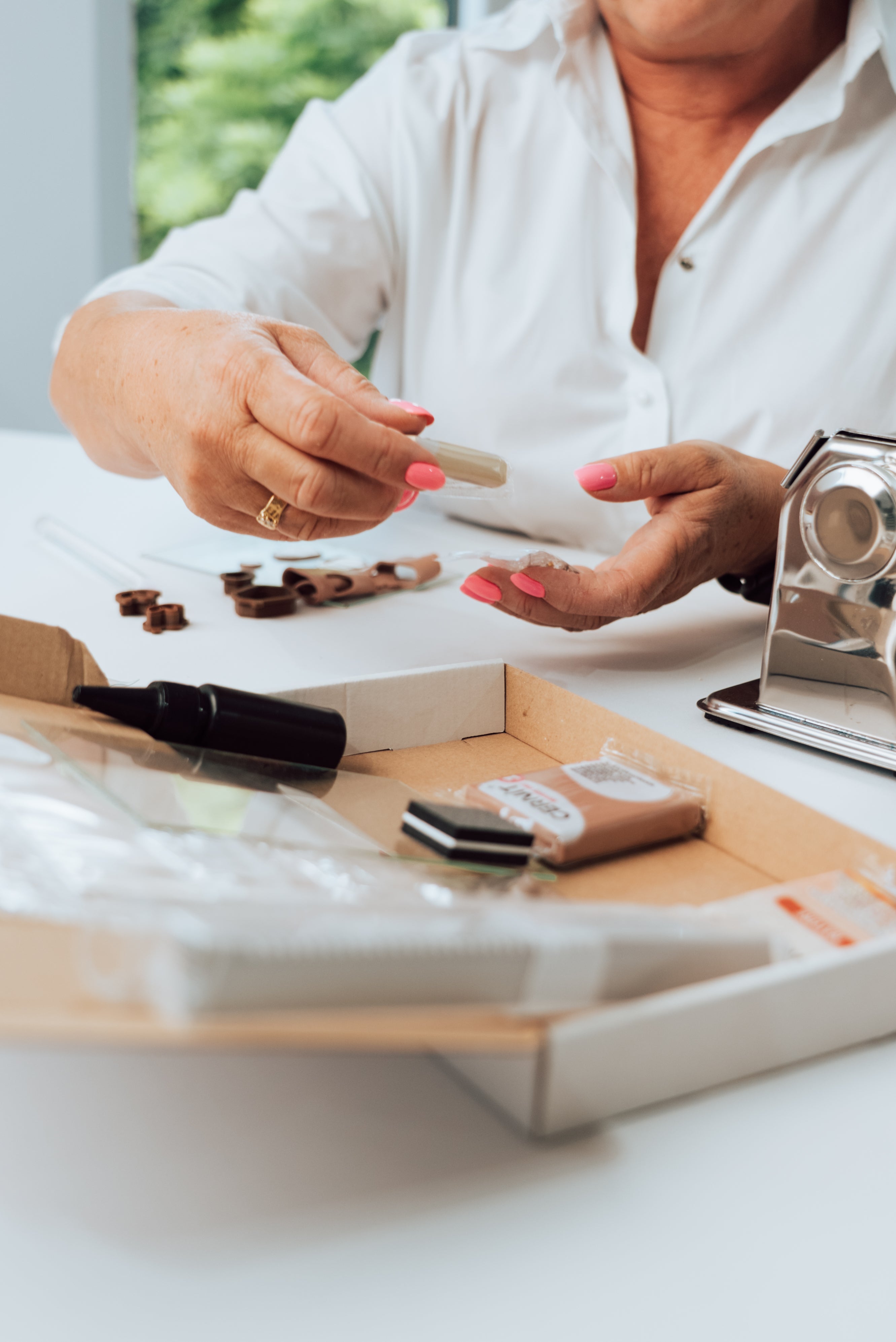 „Start To Clay“-Boxaufhänger