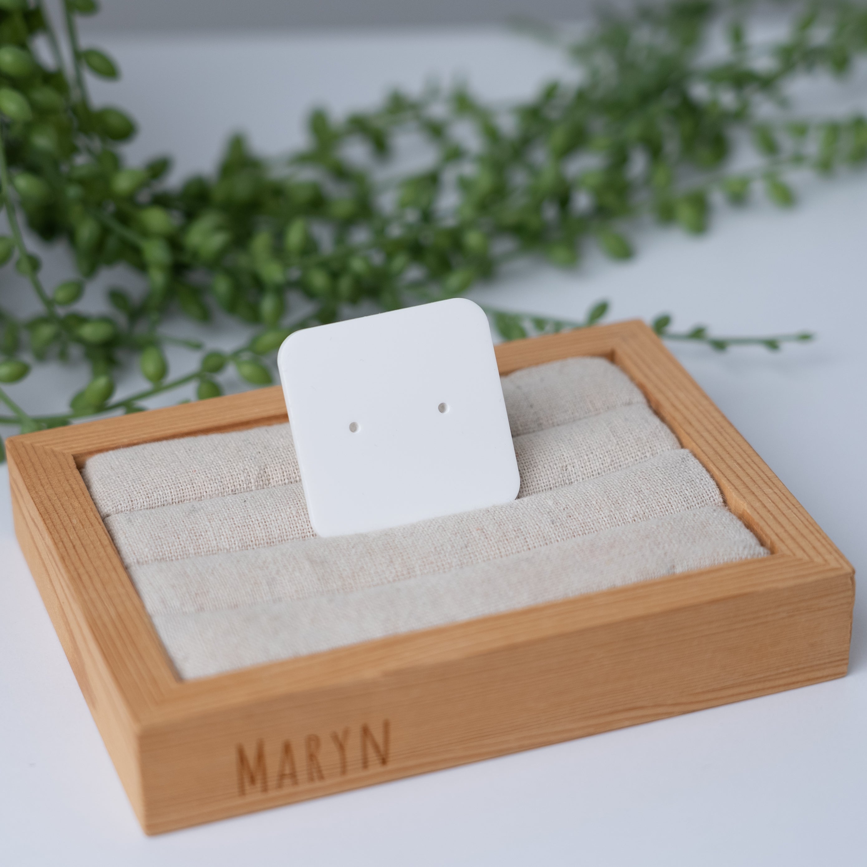 Acryl earring card squared mini (2••)