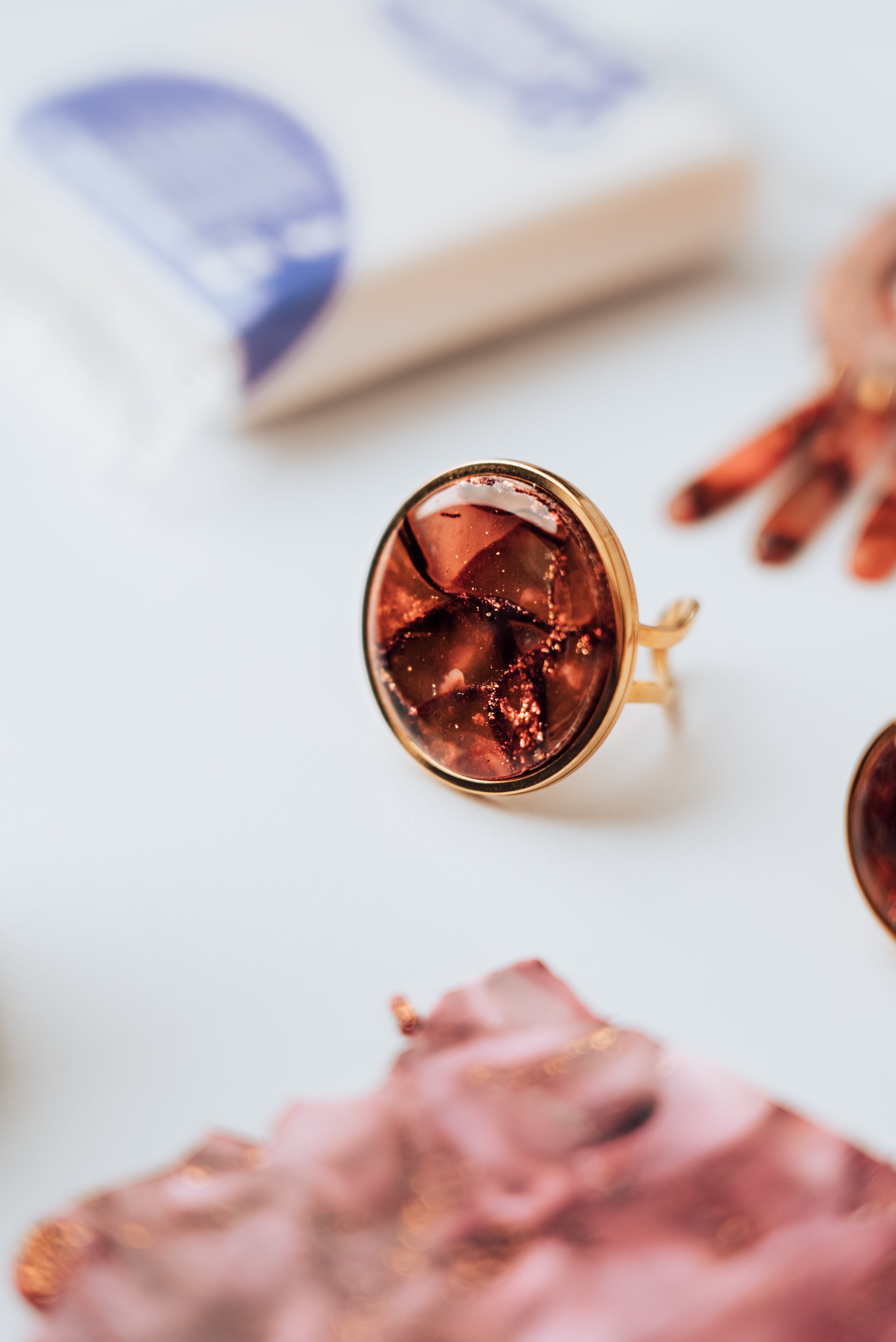 Verstelbare ring "Big Circle" RVS