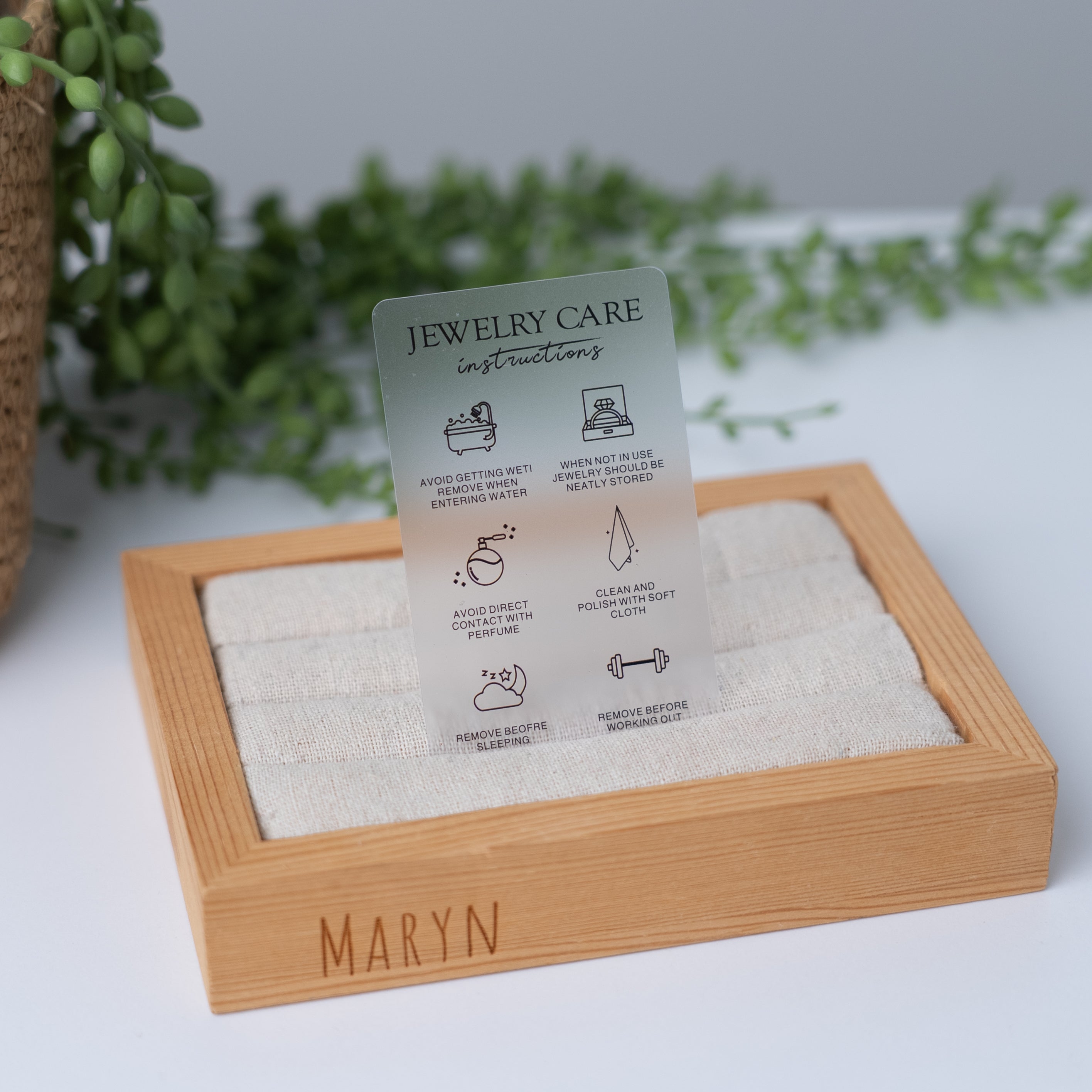 Aftercare cards 25 stuks (voor je klanten)