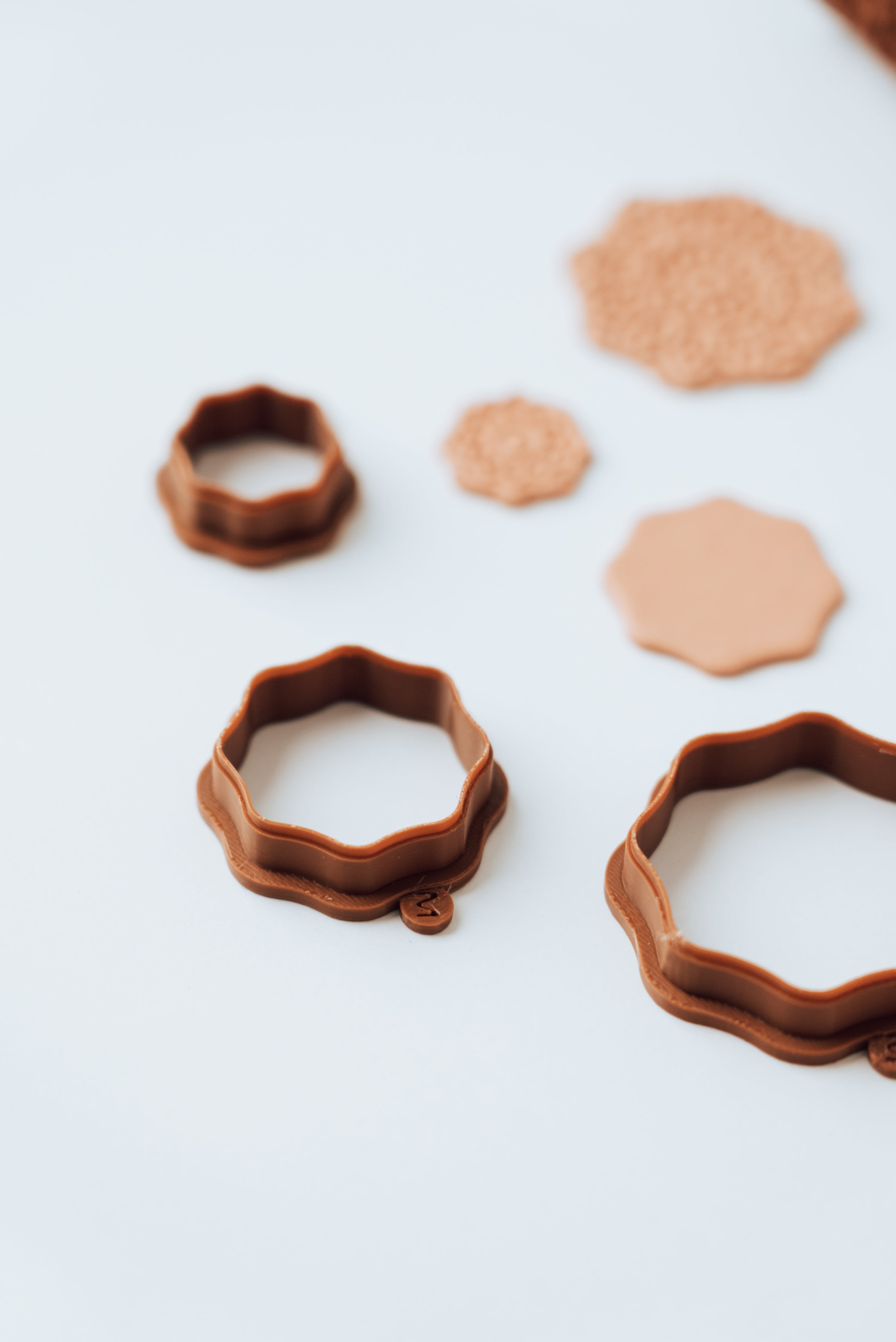 "Wavy Octogon" set claycutters