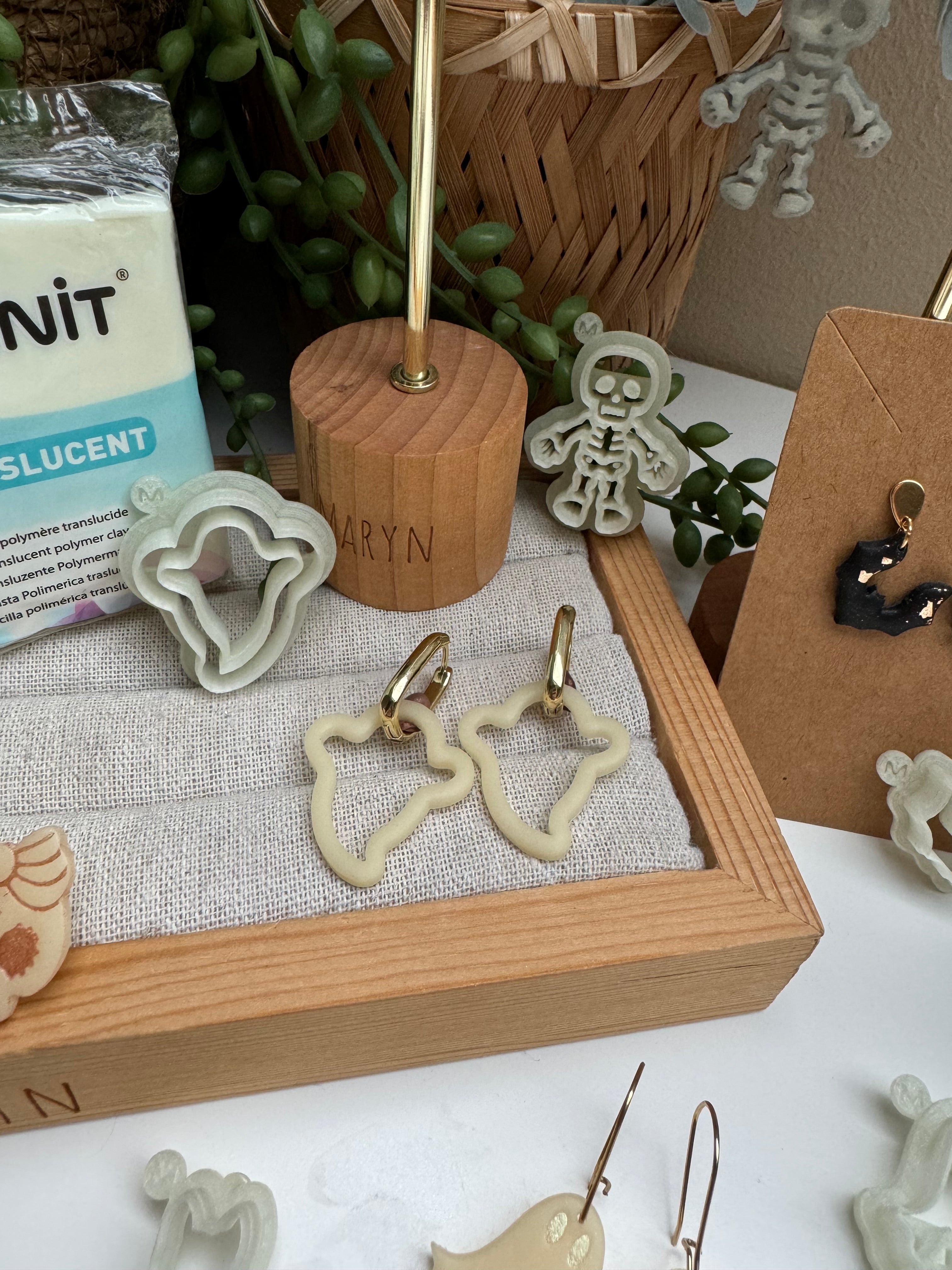 "Halloween" set of claycutters (6 pieces)