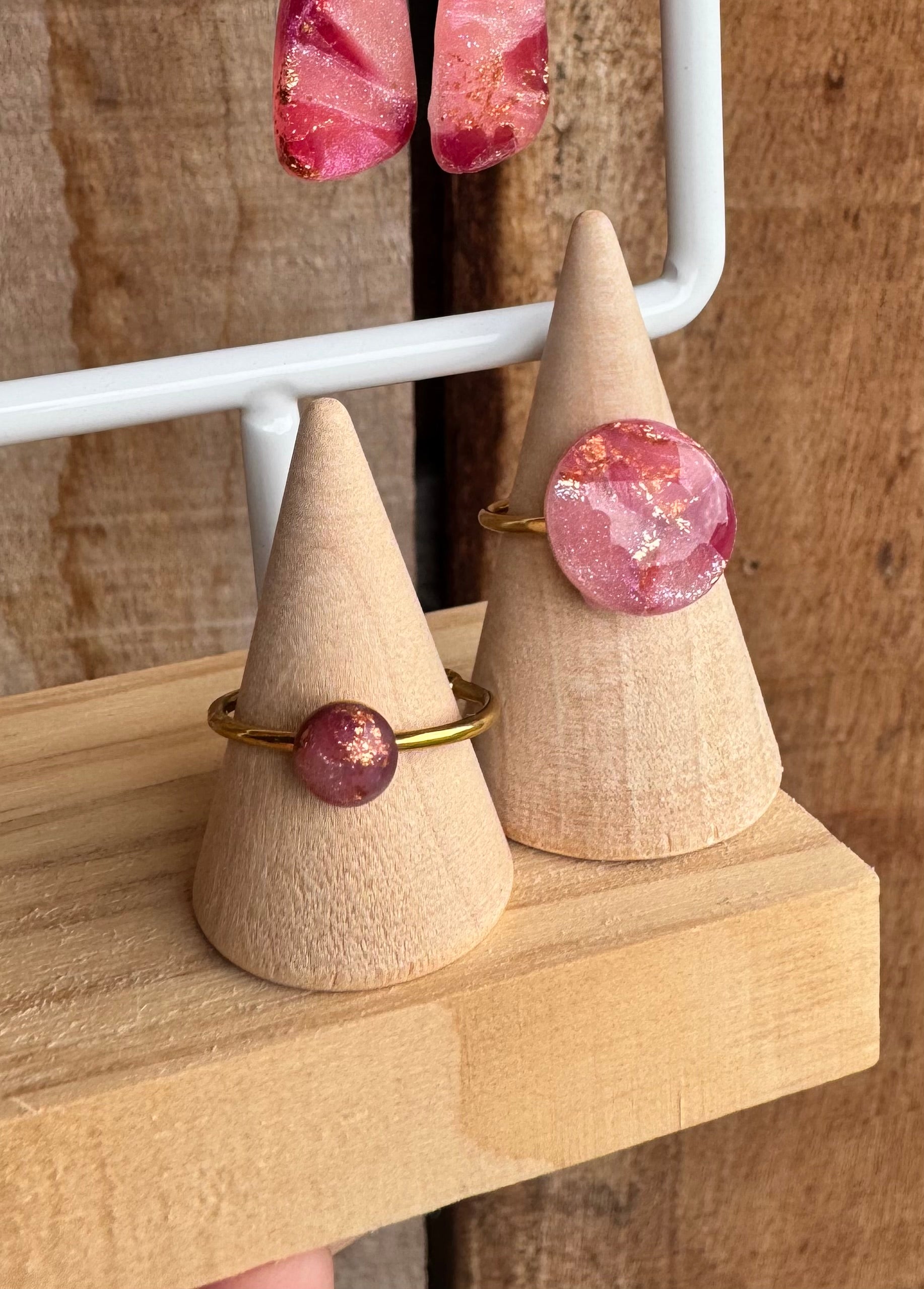 Verstelbare ring "Little Circle" RVS