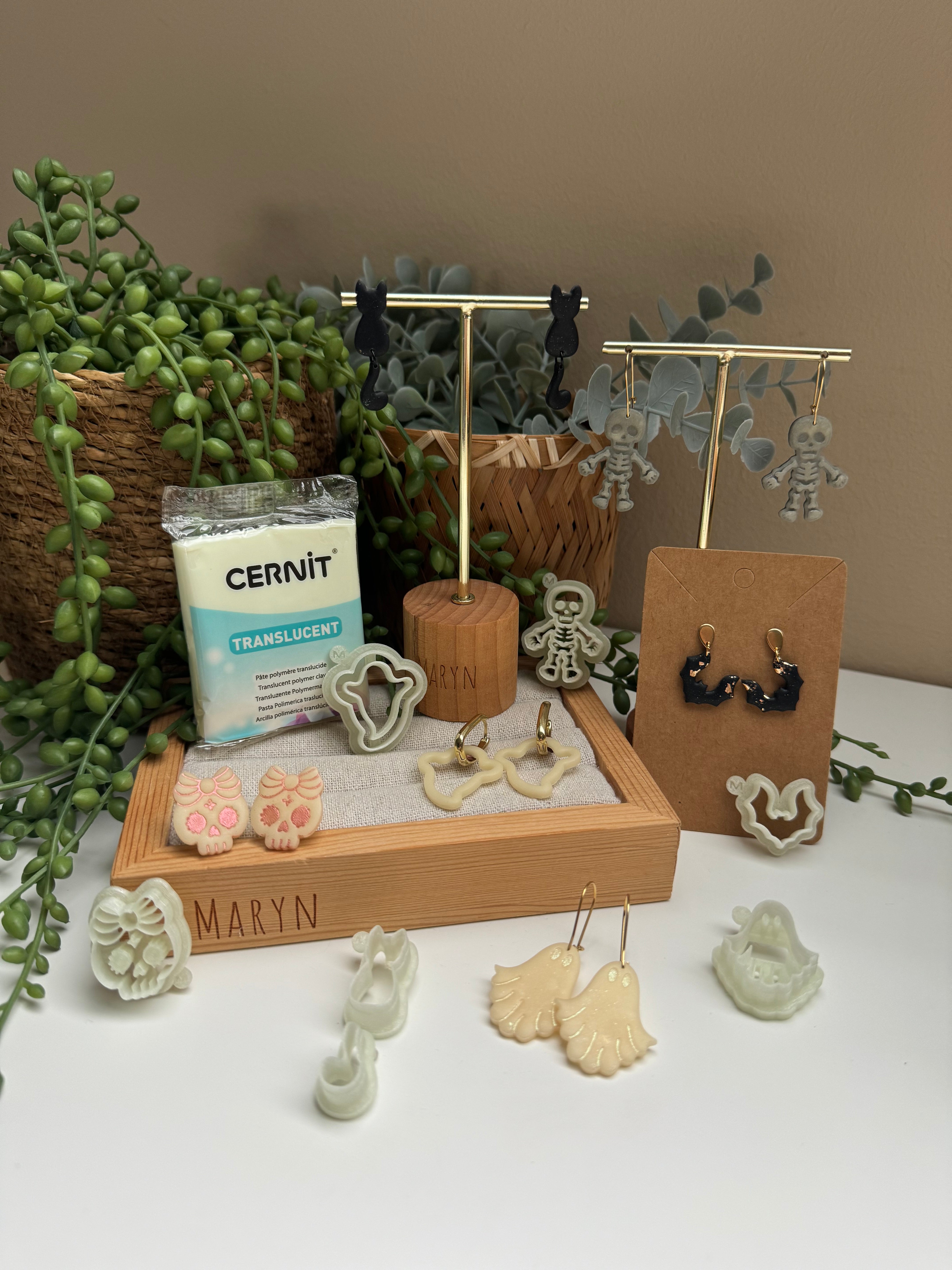 "Halloween" set of claycutters (6 pieces)