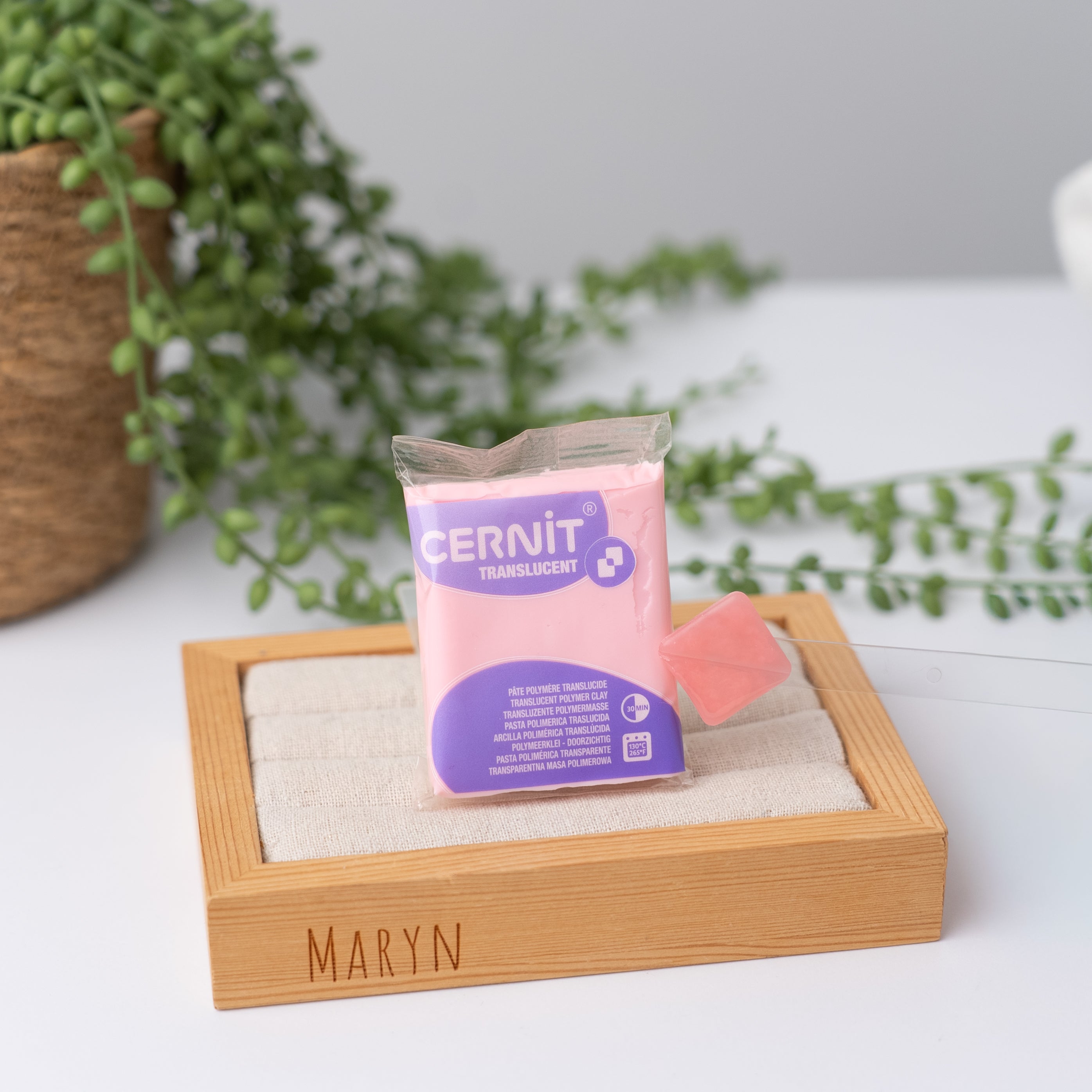 NEW!! "Pink Quartz" Transparante polymeerklei