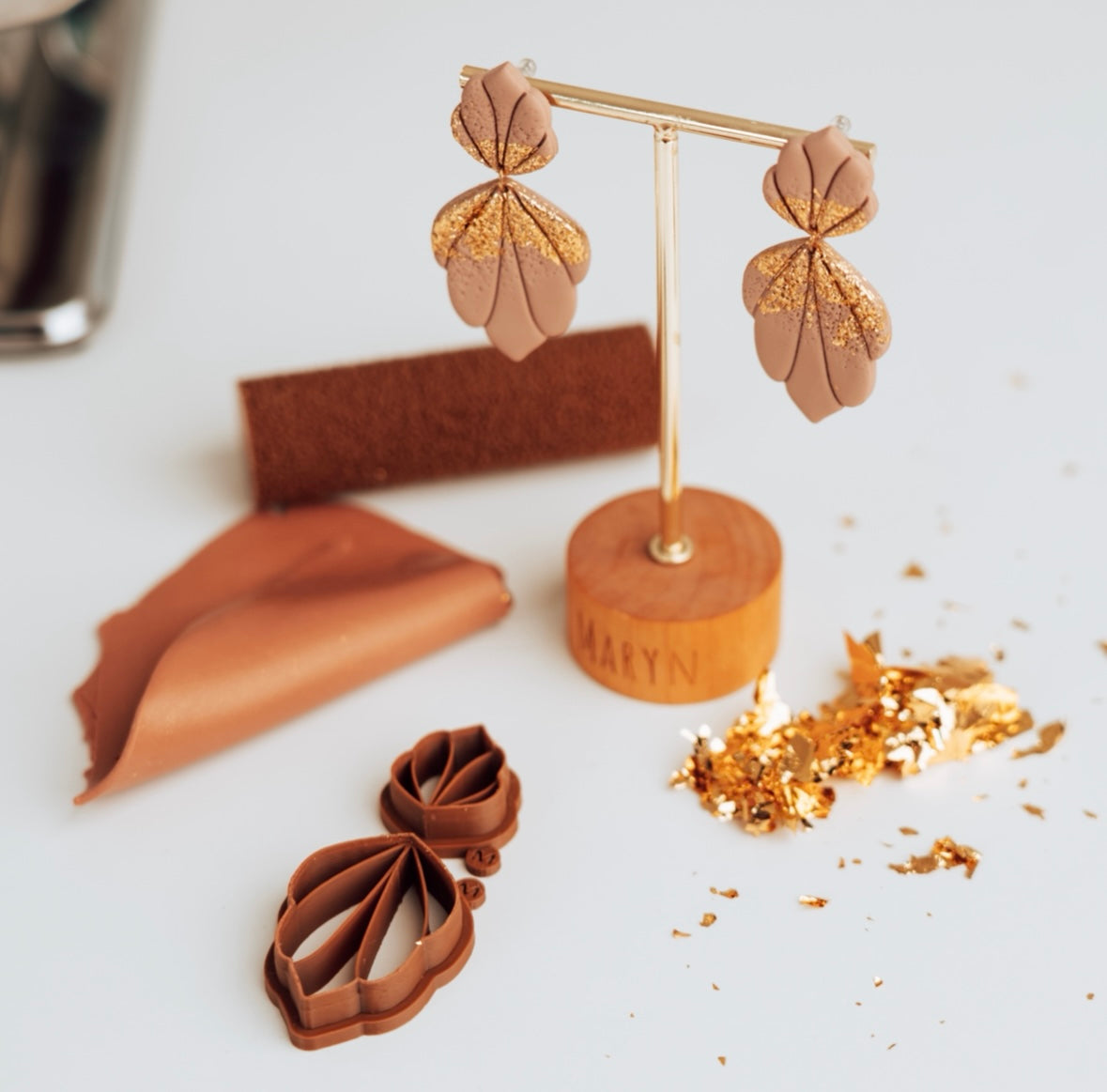 FREE "Gold Leaf" Polymer clay tutorial