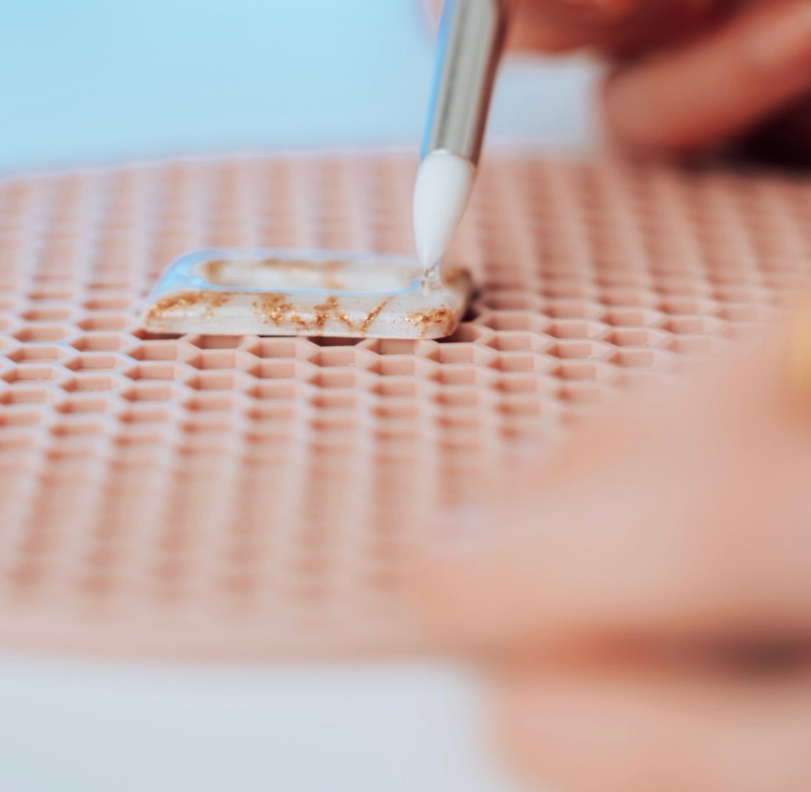 "UV Resin Top Coat" Polymer clay tutorial