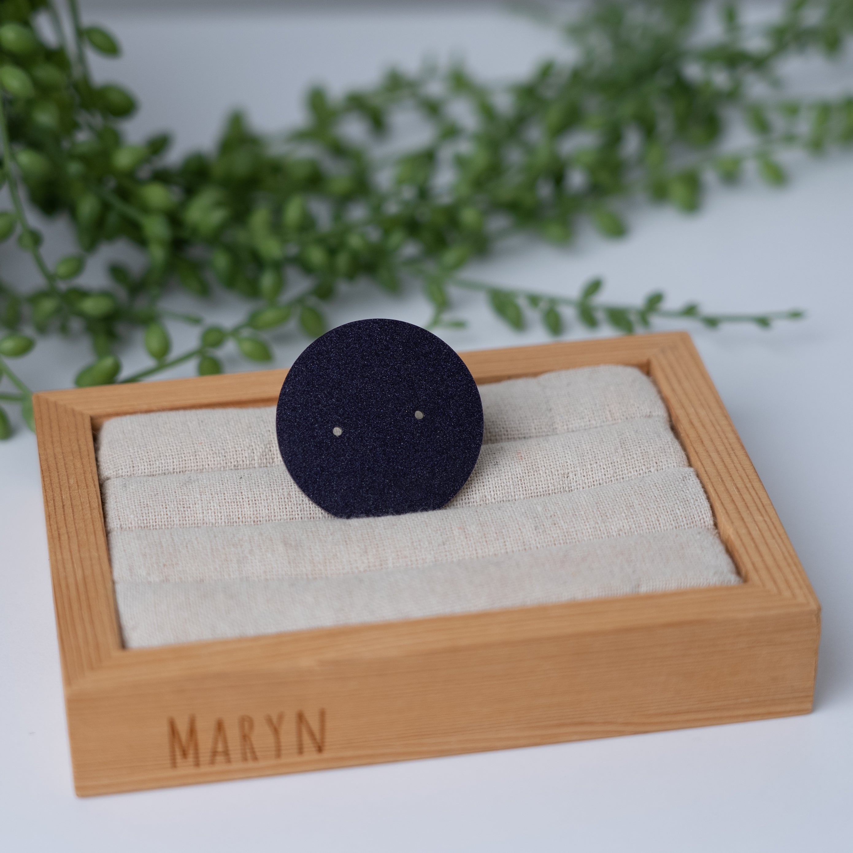 Acryl earring card round mini (2••)