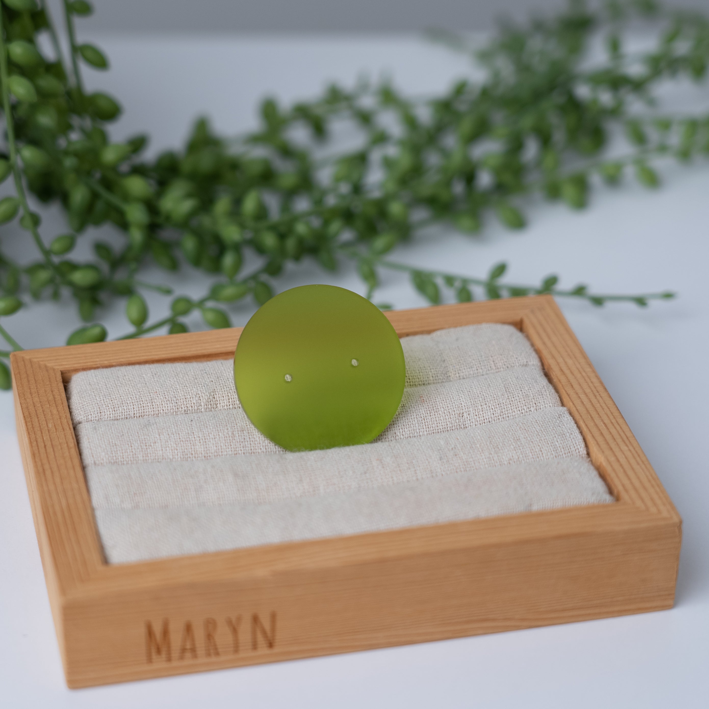 Colourfull Acryl earring card round mini (2••)