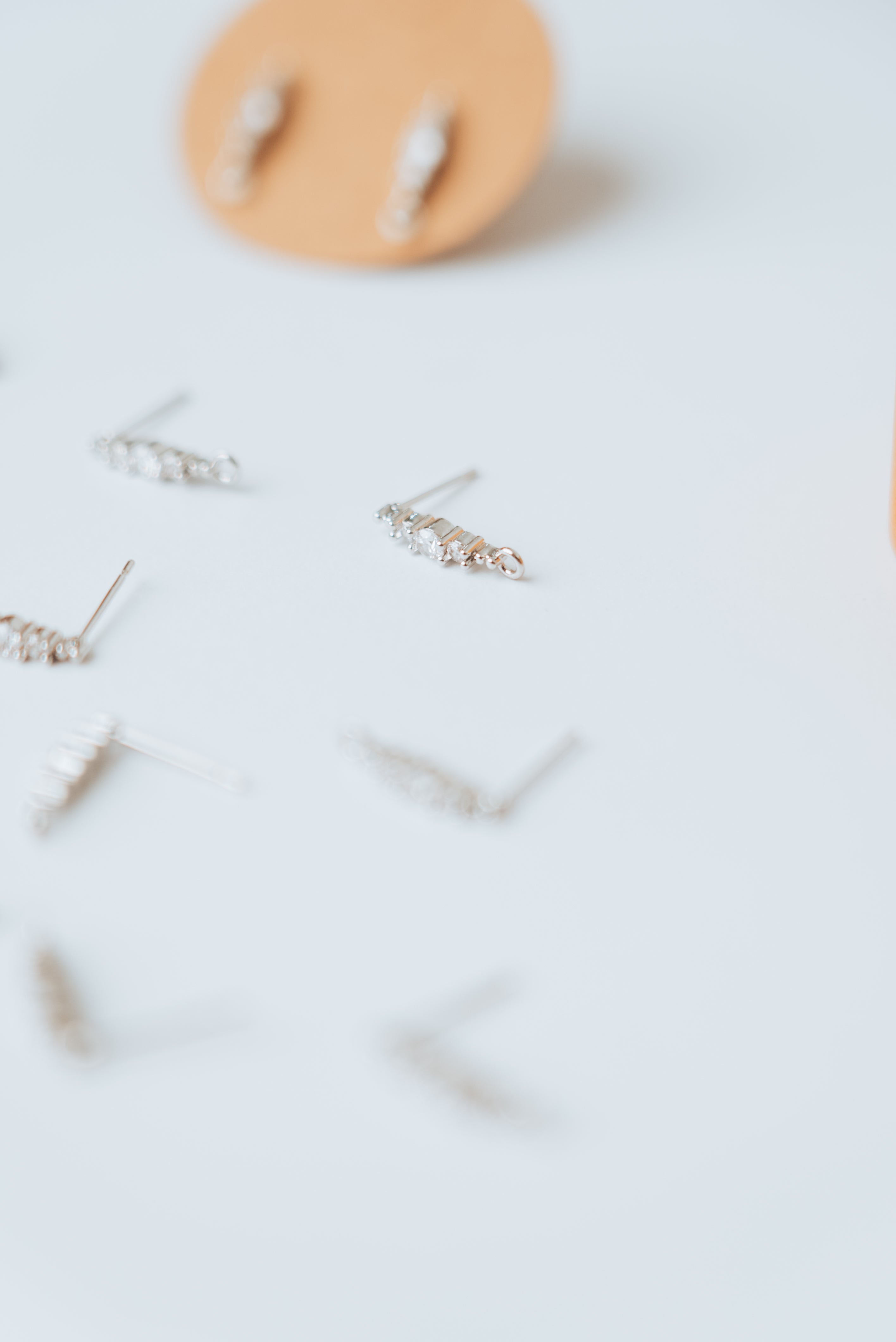 Oorbeltopper zirkonia Tiara (per paar)