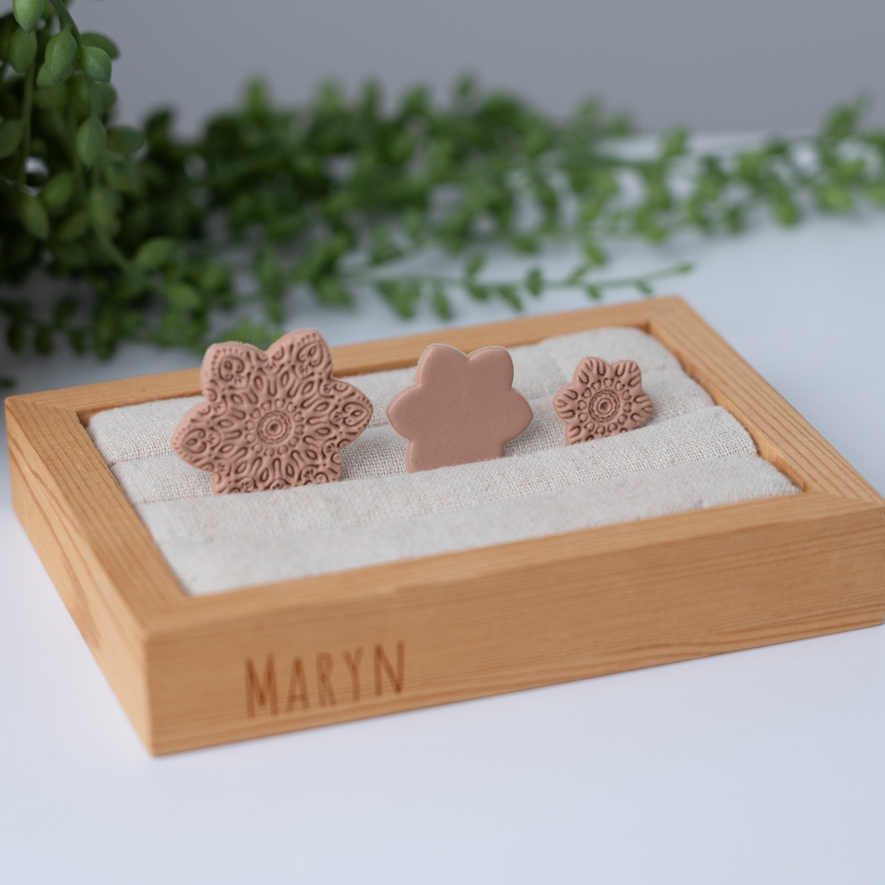 "Flat flower" set claycutters