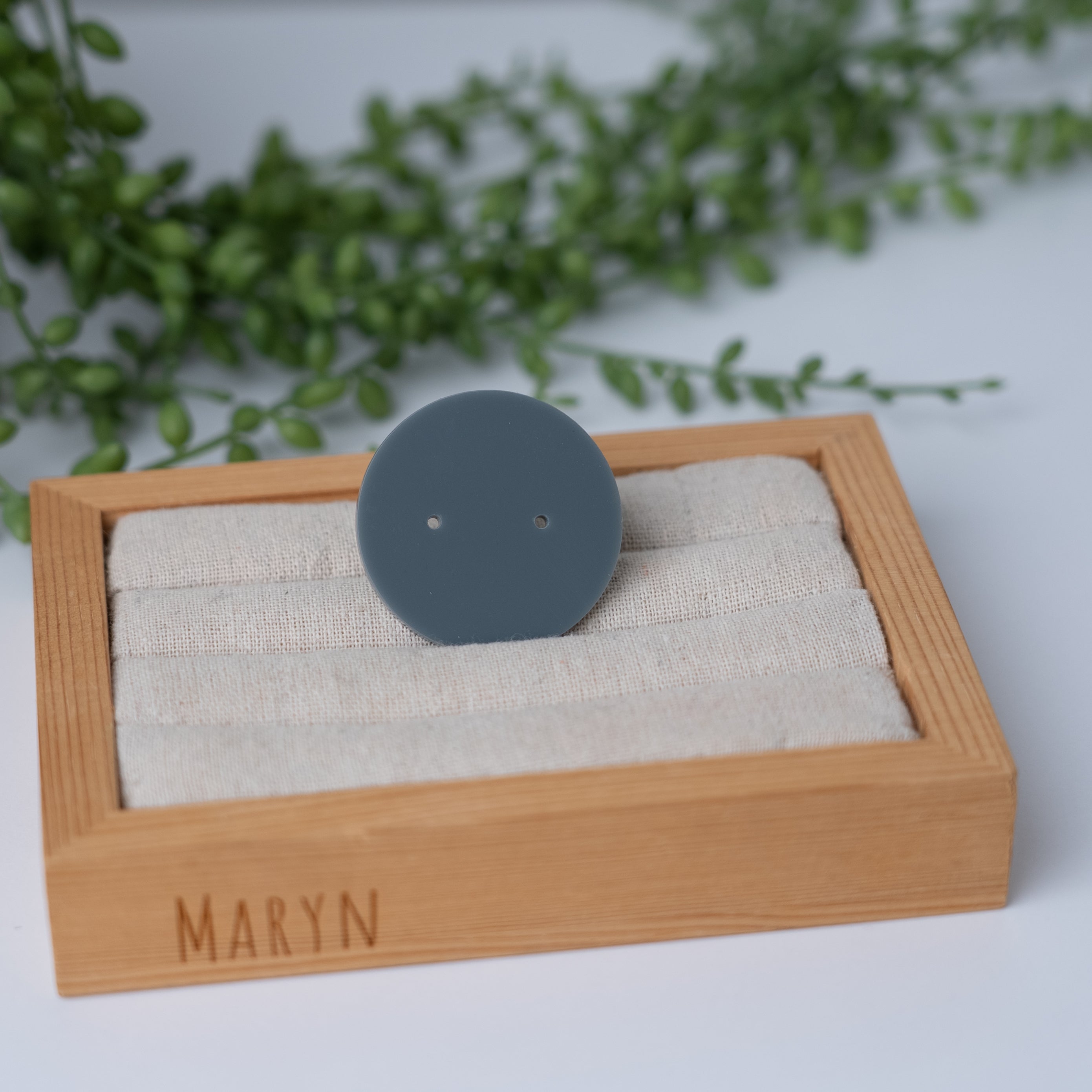 Acryl earring card round mini (2••)