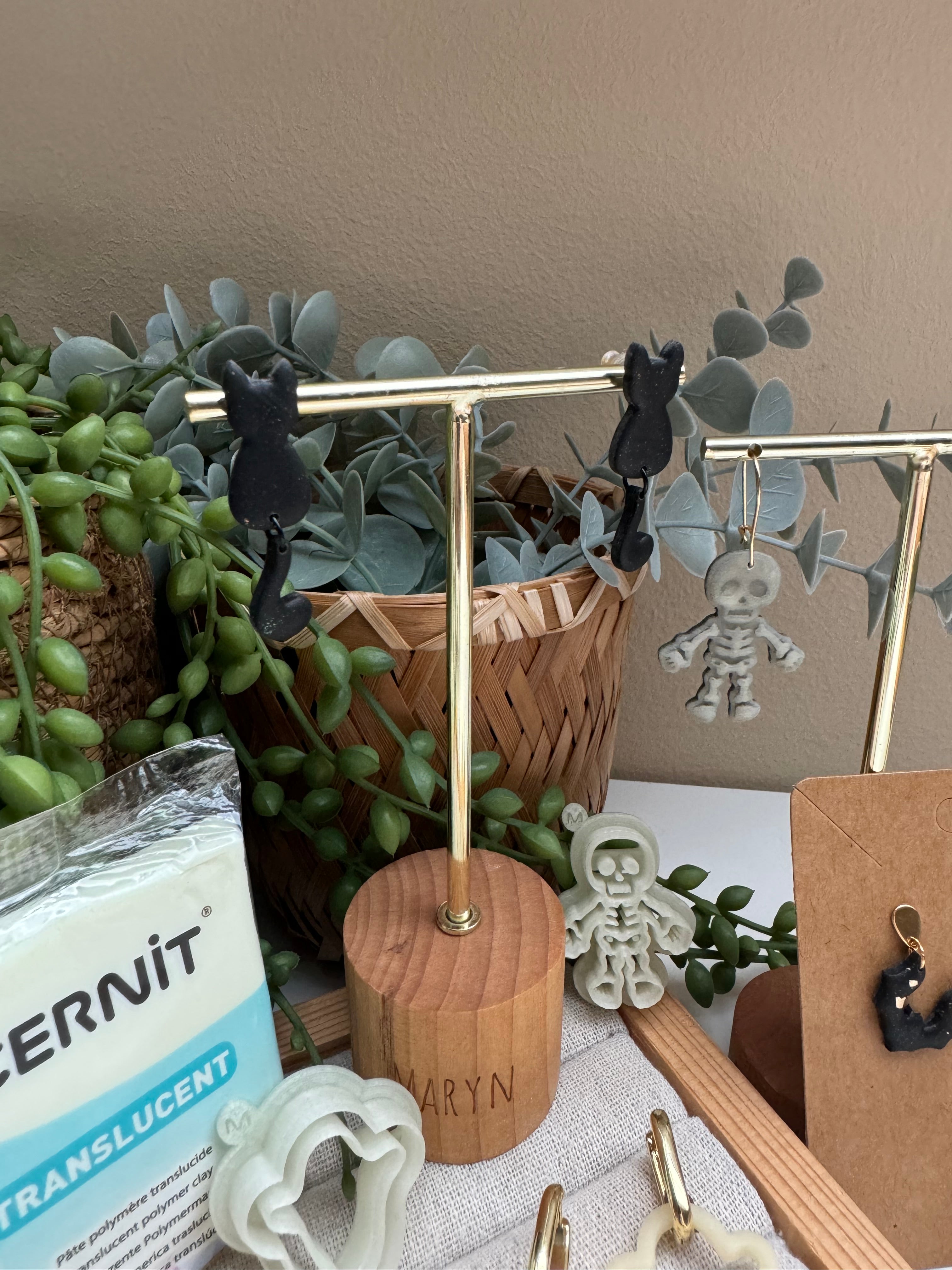 "Halloween" set of claycutters (6 pieces)