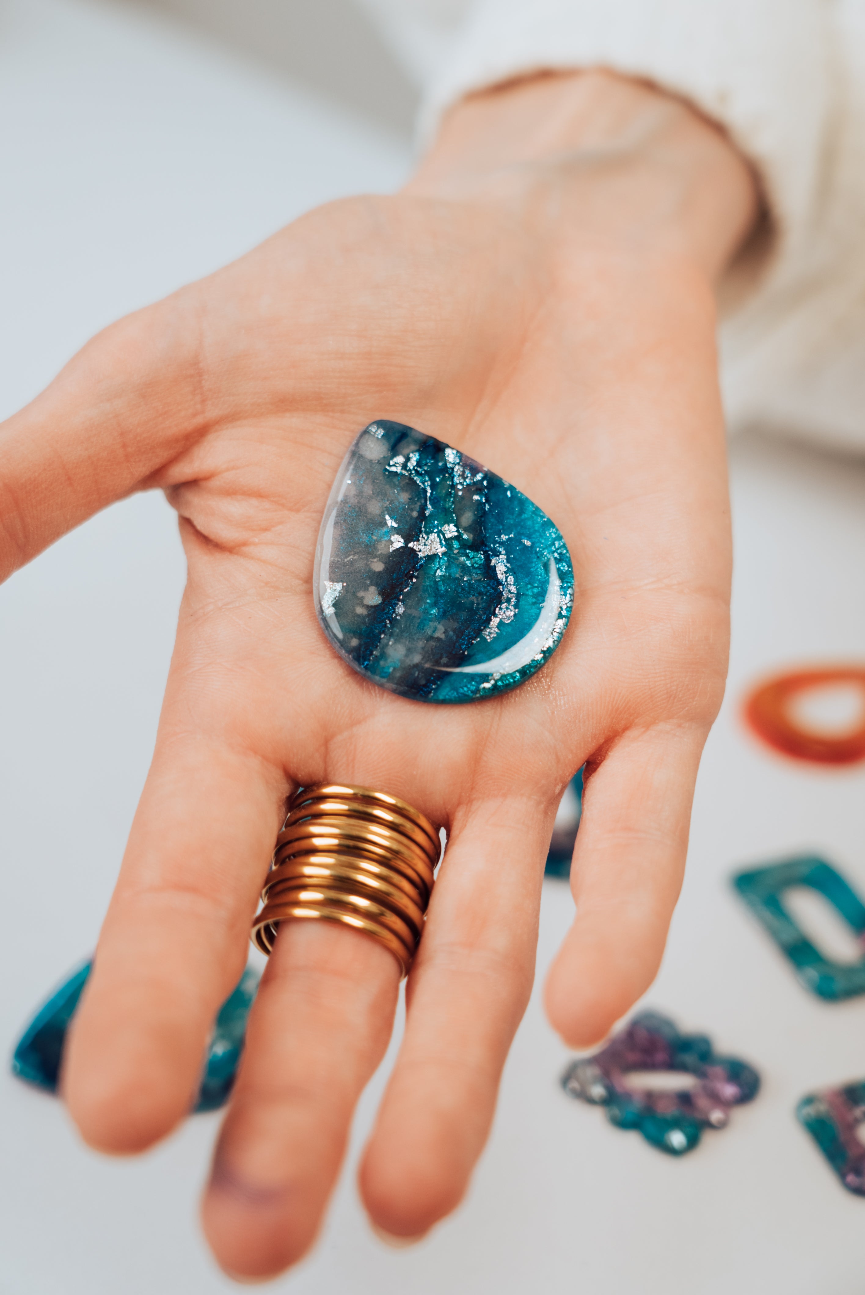 Polymerschmuck UV-Harz Top Coat