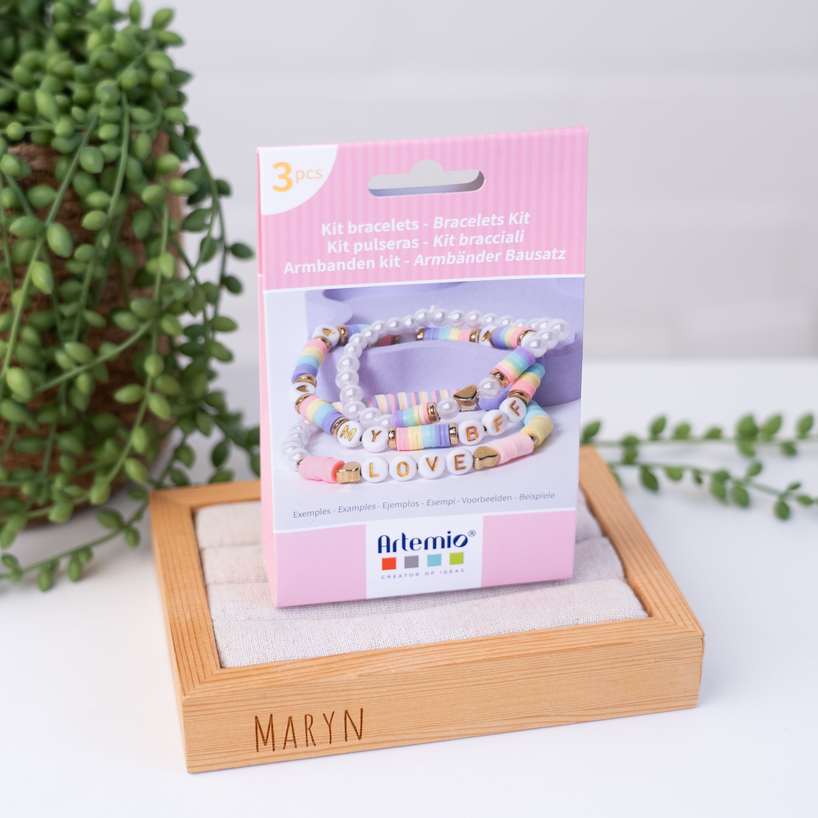 DIY "Kids" box bracelets