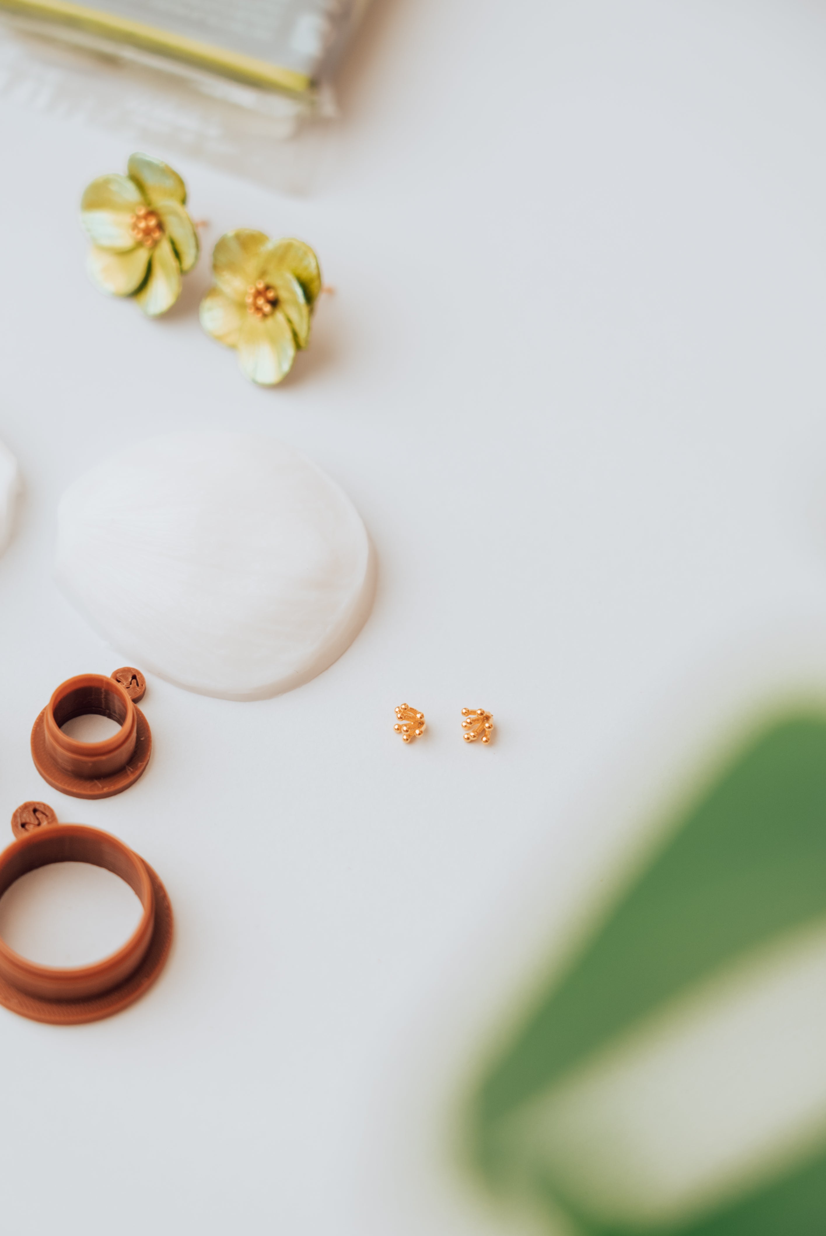 Flower stamp (per paar)