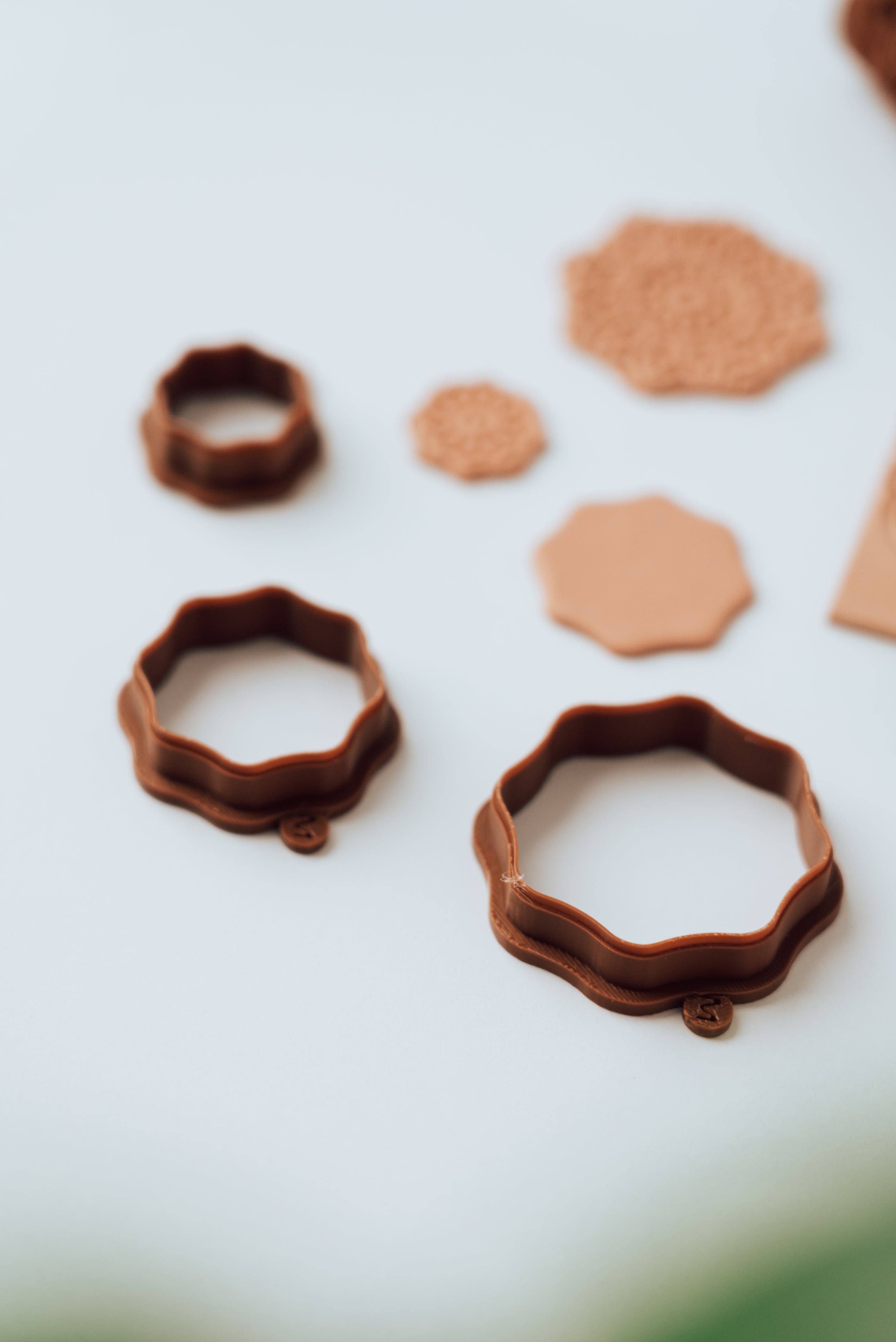 "Wavy Octogon" set claycutters