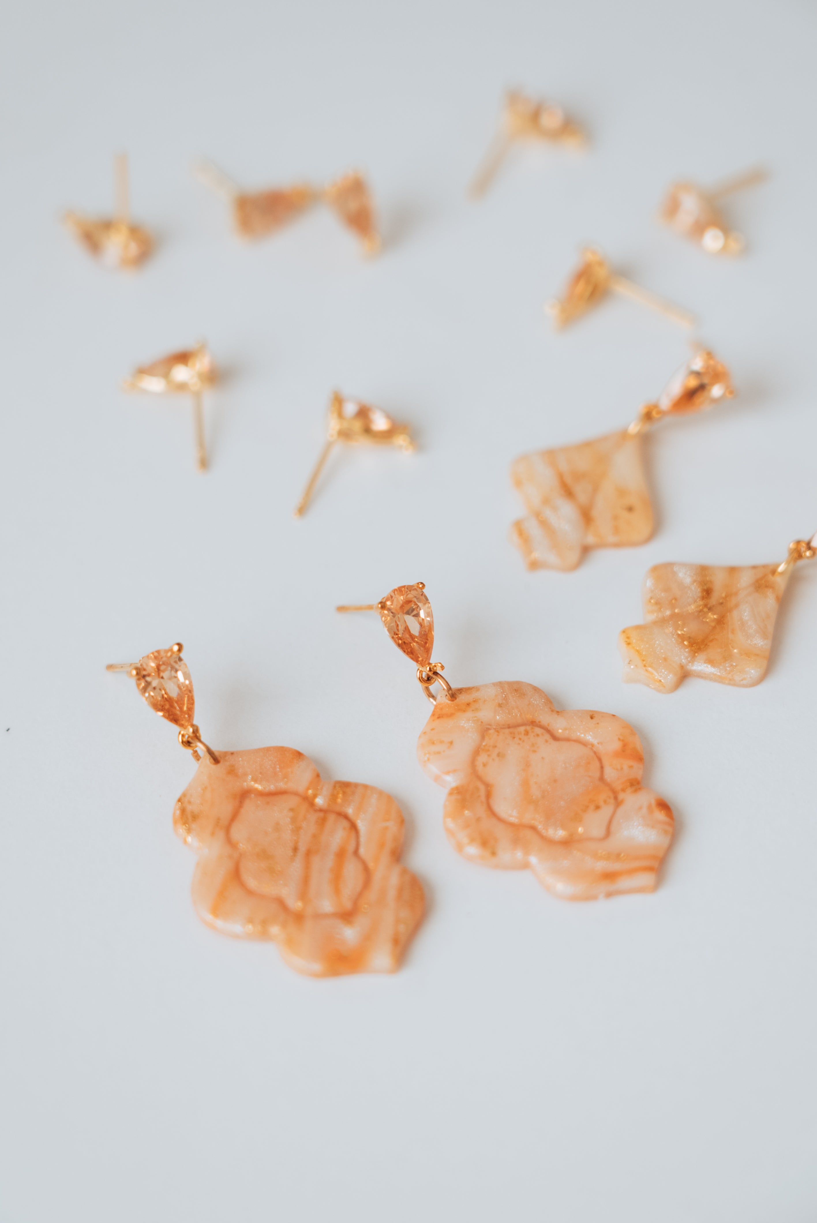 Zirkonia Drops (meerdere kleuren beschikbaar, per paar)