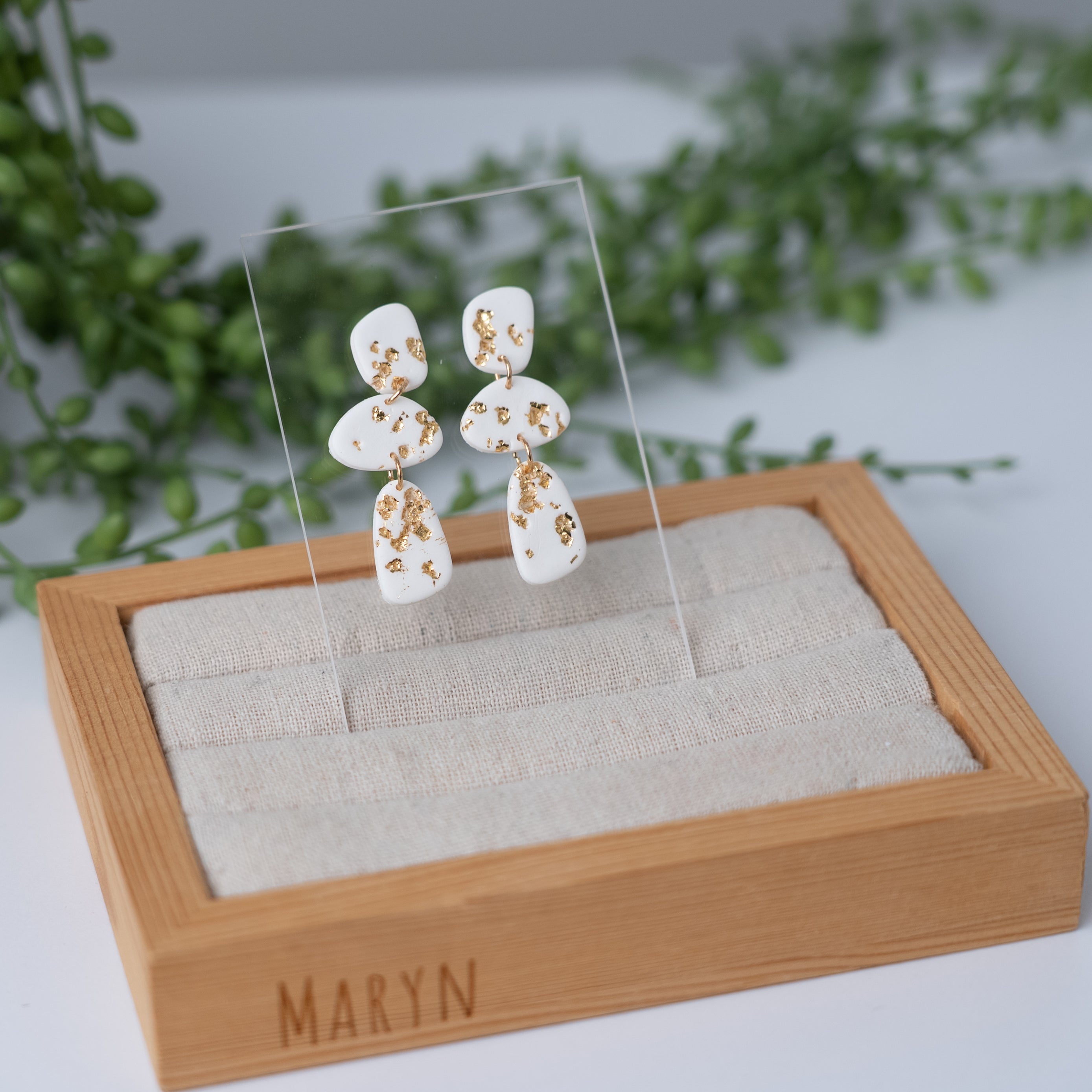 Acryl earring card rectangle (2••)