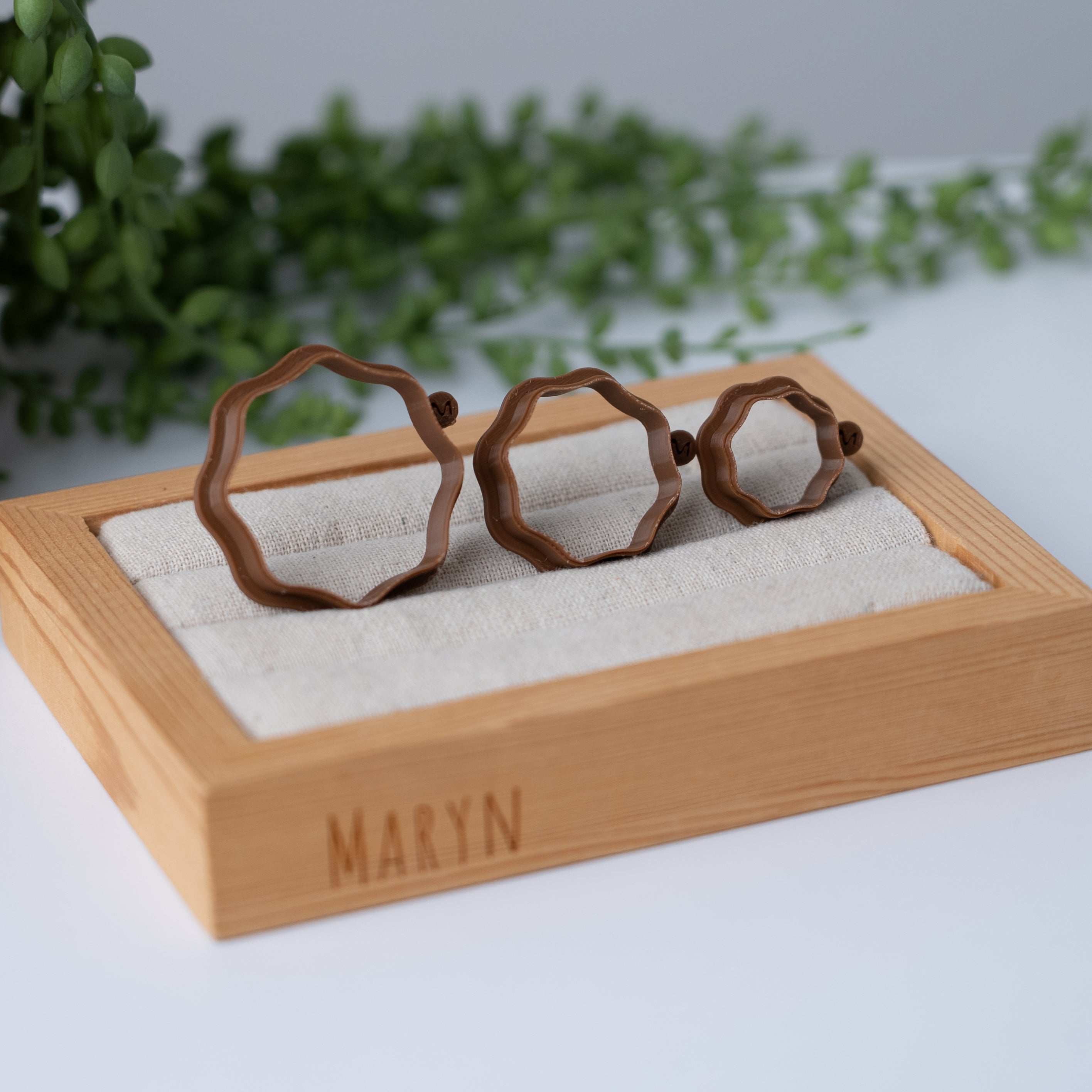 "Wavy Octogon" set claycutters