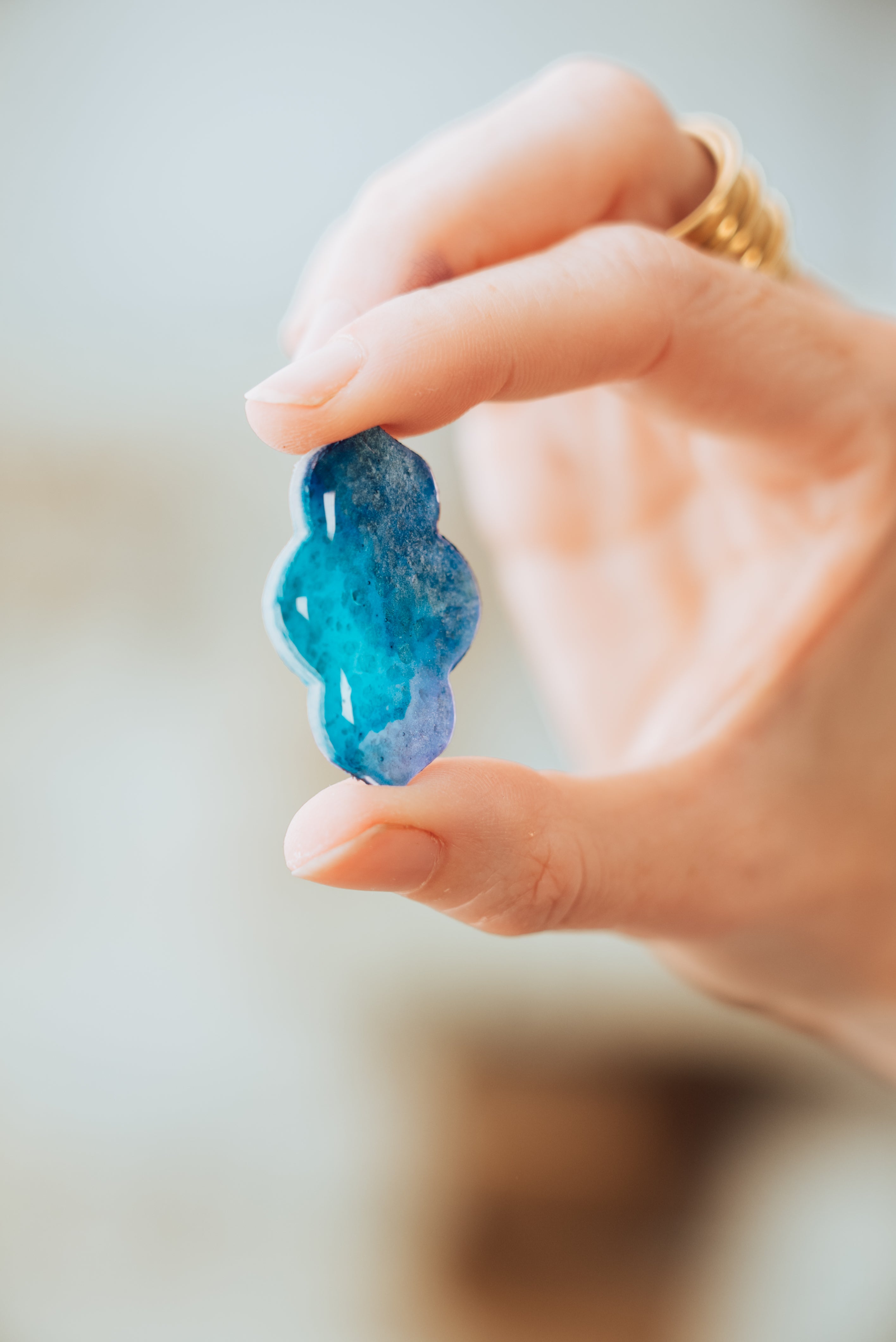 "Blurred Ink" Polymer clay tutorial