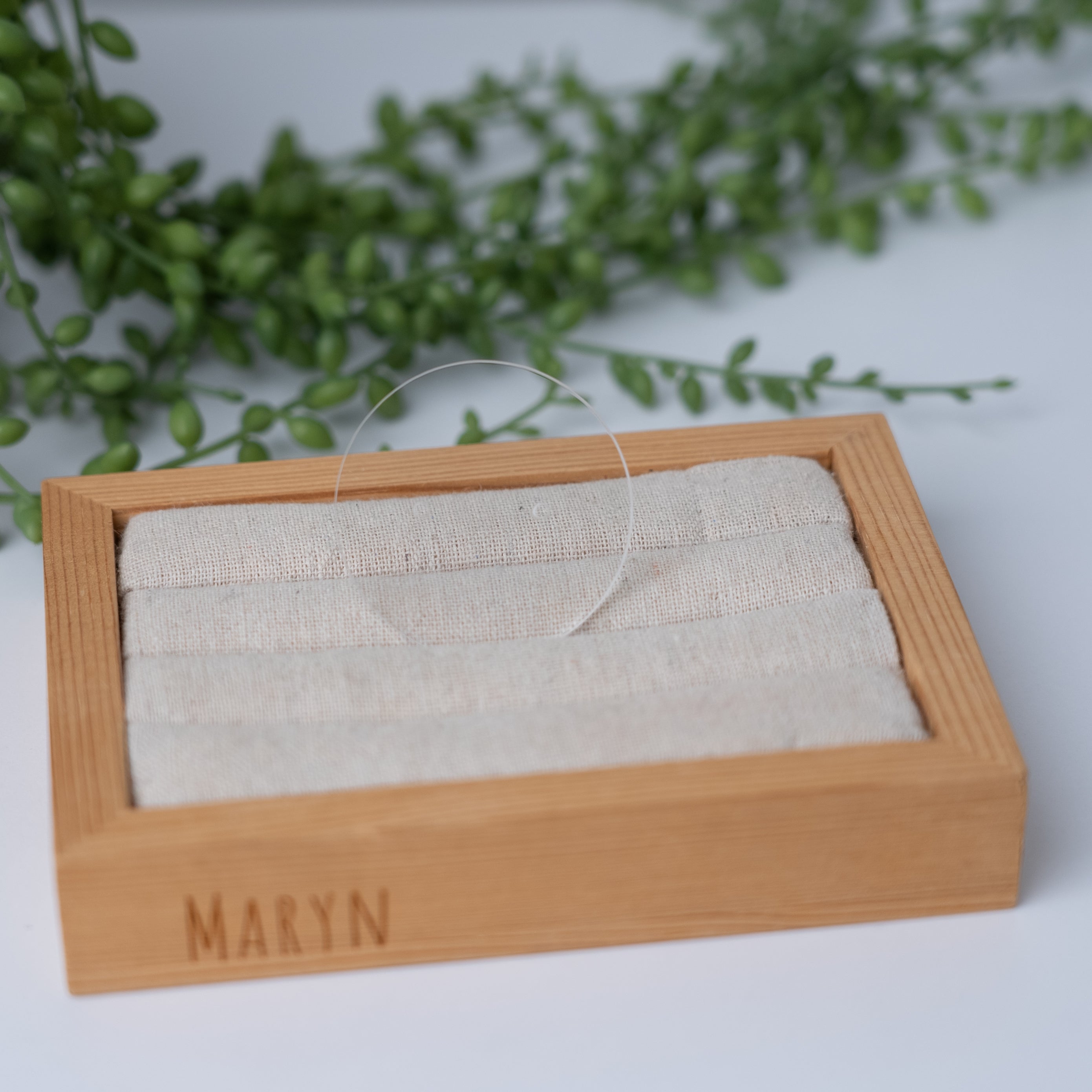 Acryl earring card round mini (2••)