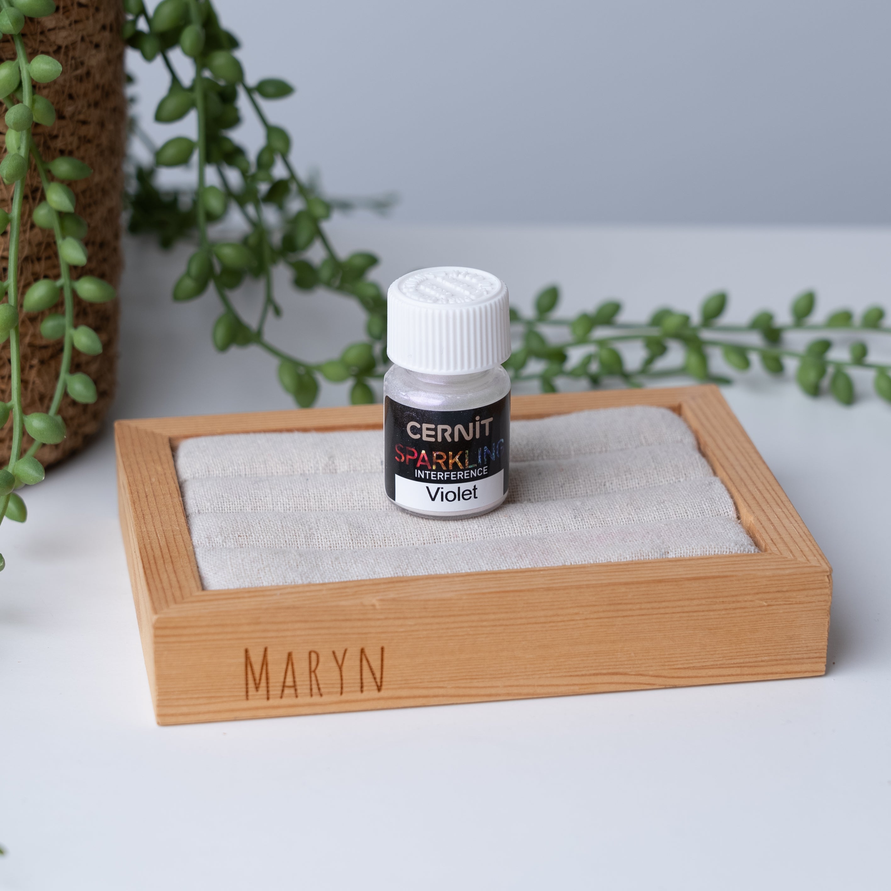 Funkelndes Interferenzpulver