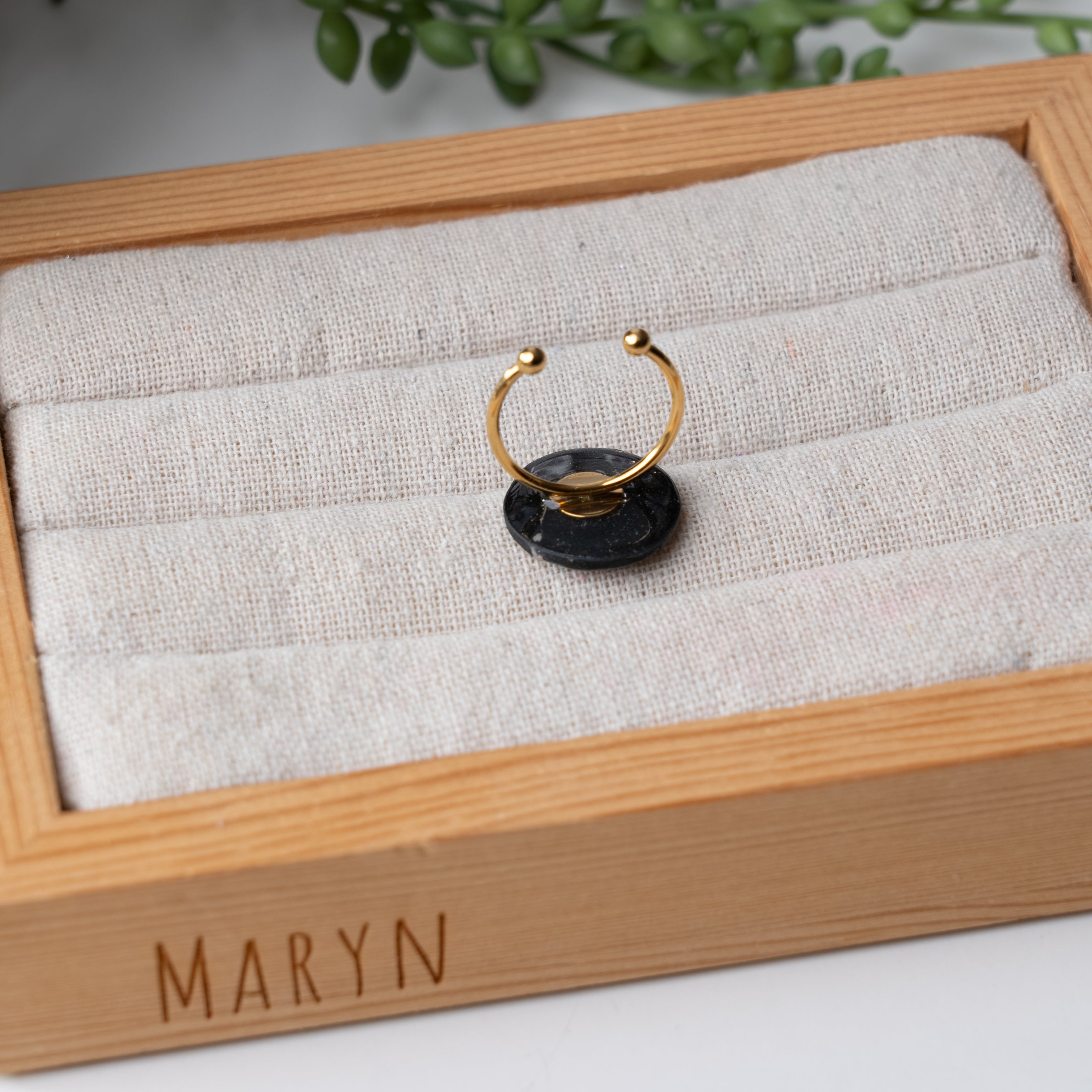 Verstellbarer Basisring aus Edelstahl mit Platte