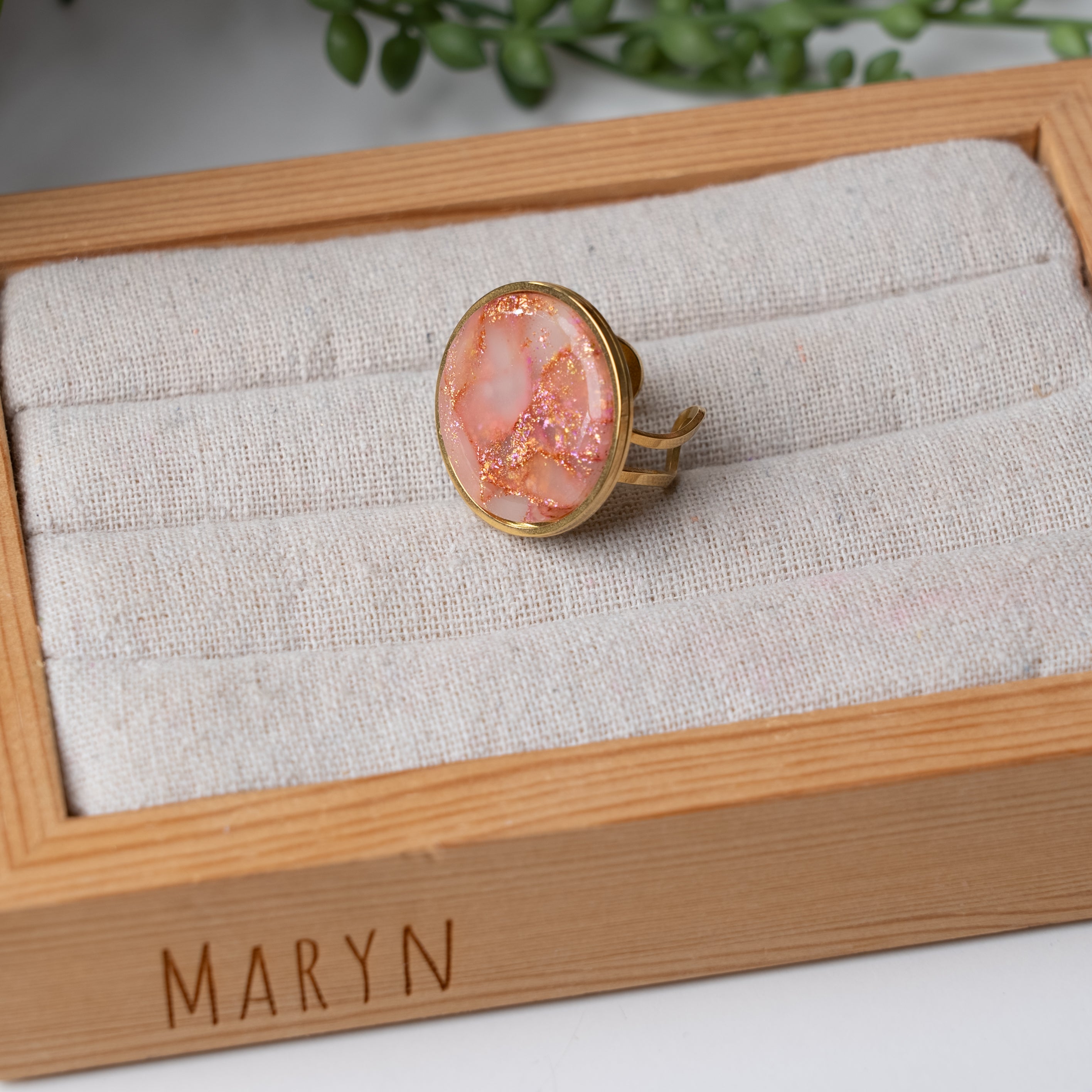 Adjustable ring "Big Circle" stainless steel