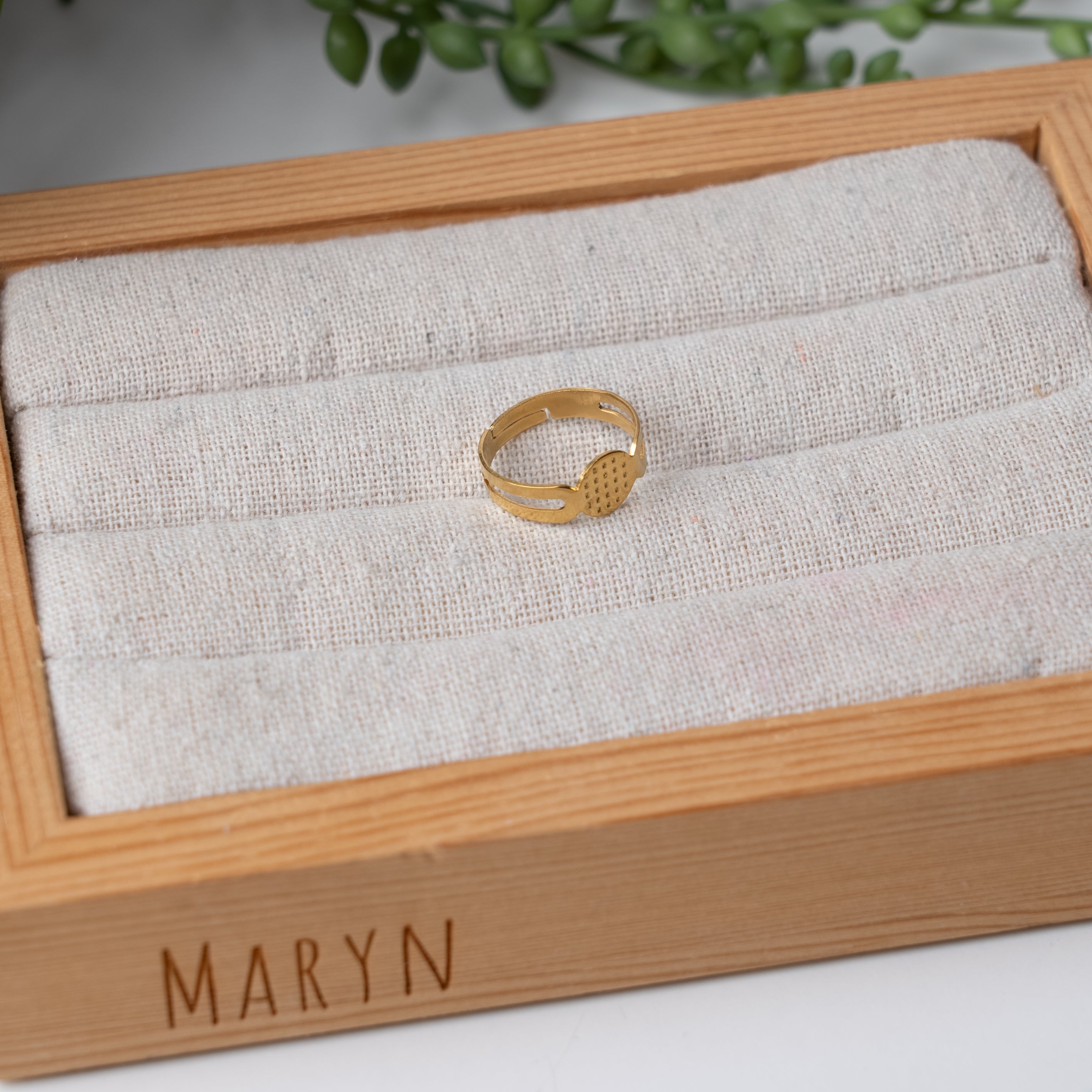 Adjustable base ring stainless steel