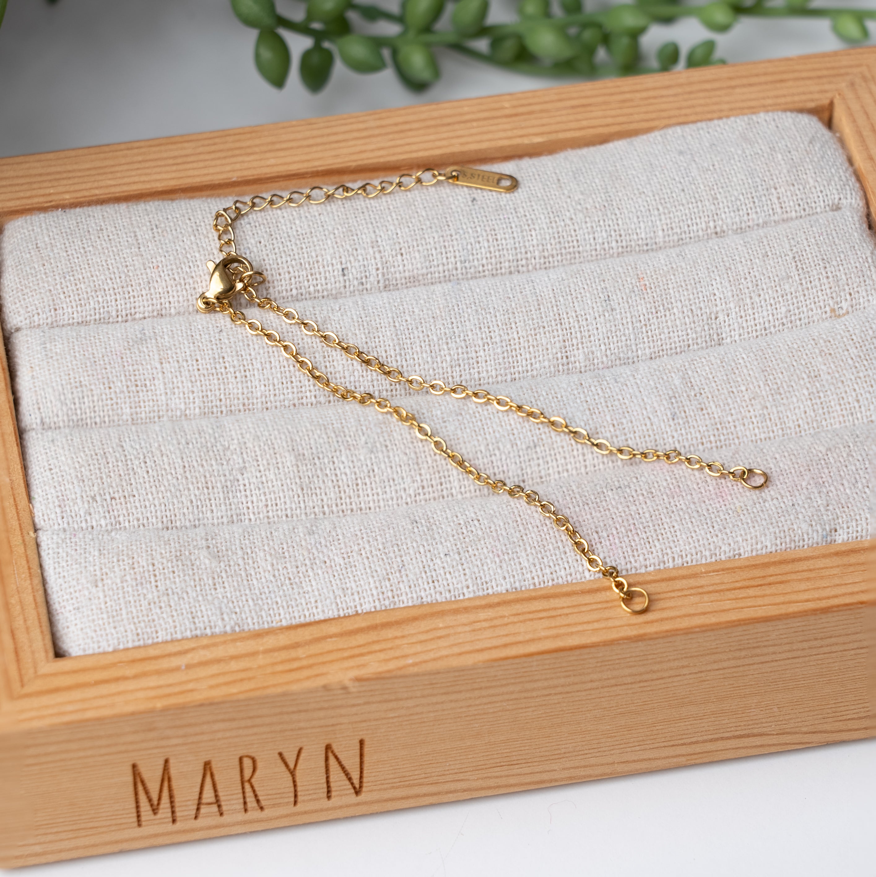 DIY bracelet/necklace "slide" (Stainless steel)