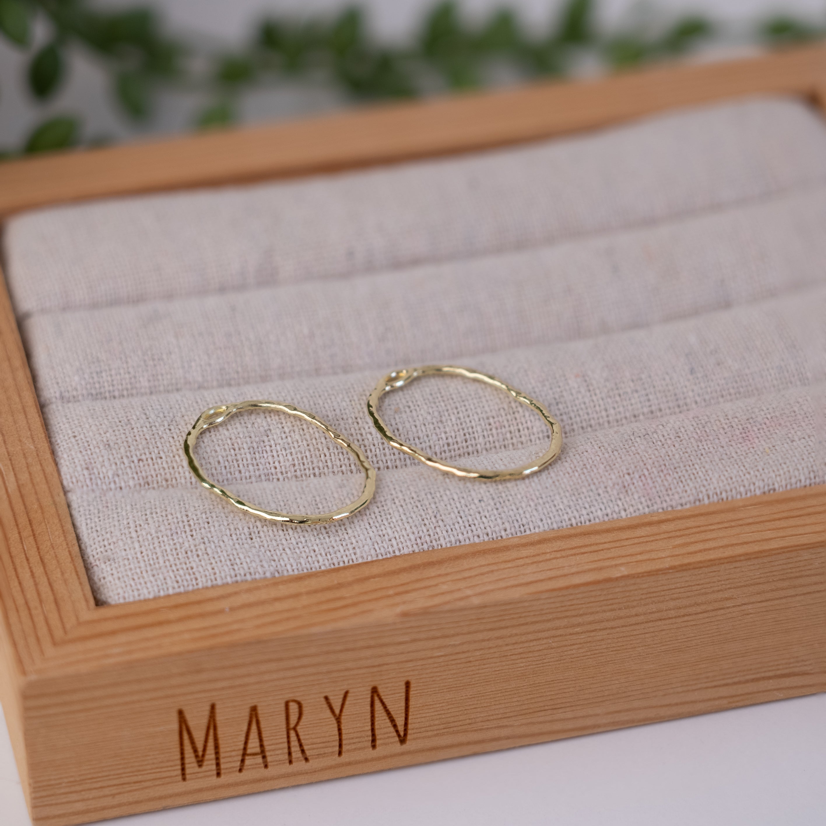 Bedel organic oval (per paar)