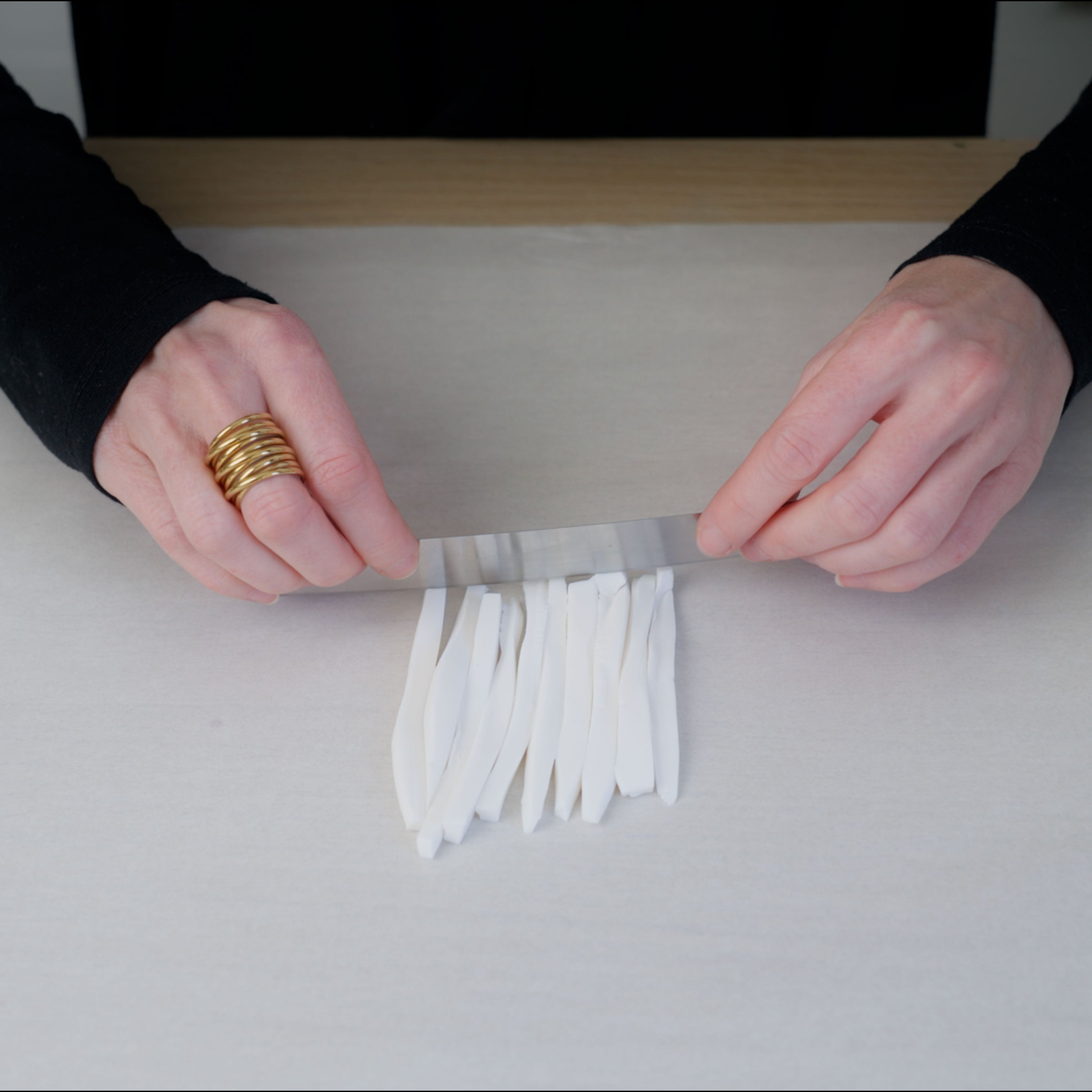 Polymerschmuck Marmortechnik