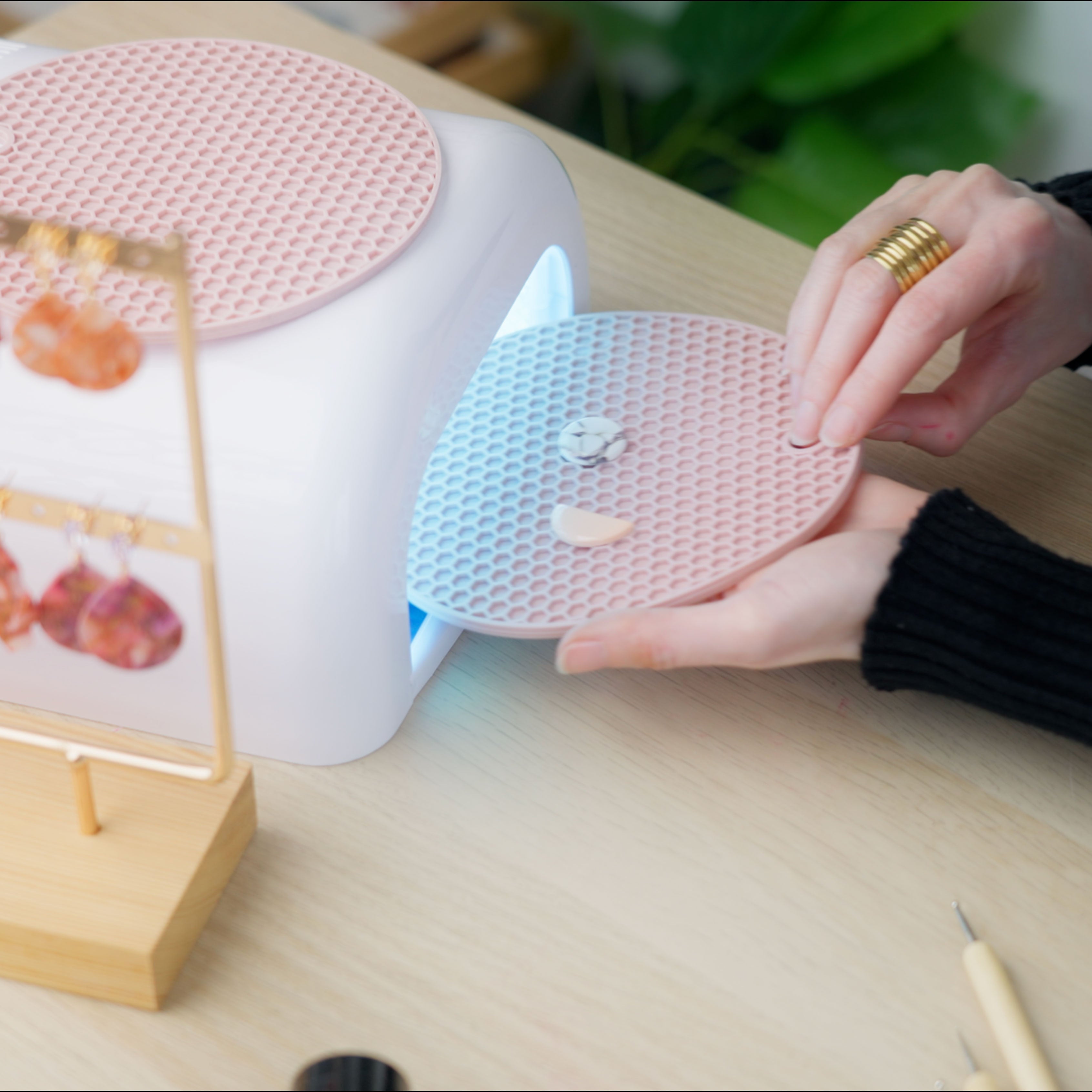 "UV Resin Top Coat" Polymer clay tutorial