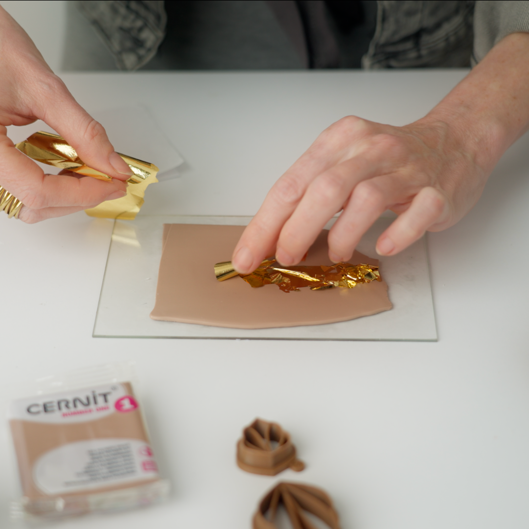 FREE "Gold Leaf" Polymer clay tutorial