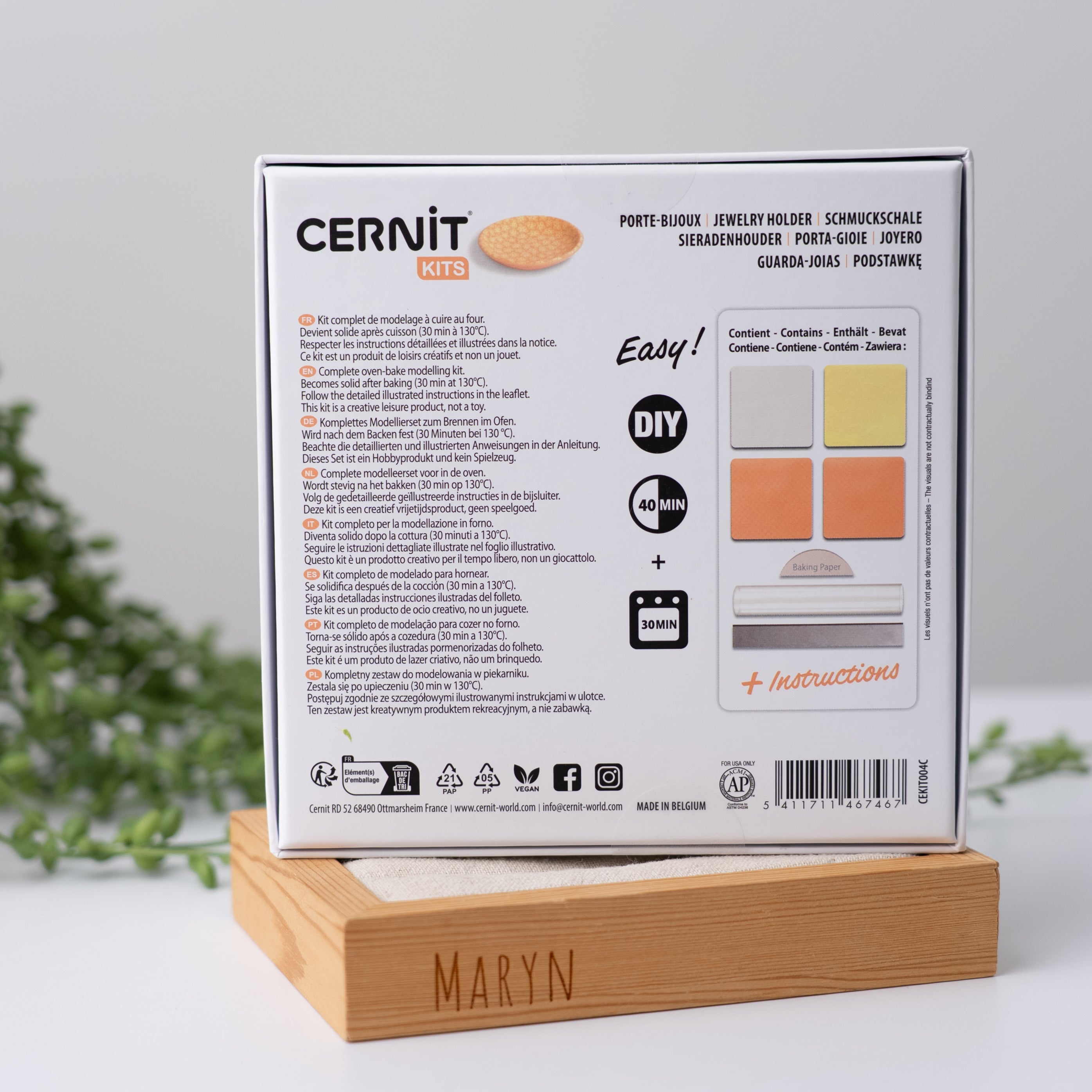 NEW!! Cernit Starter Kit "Jewellery Holder"