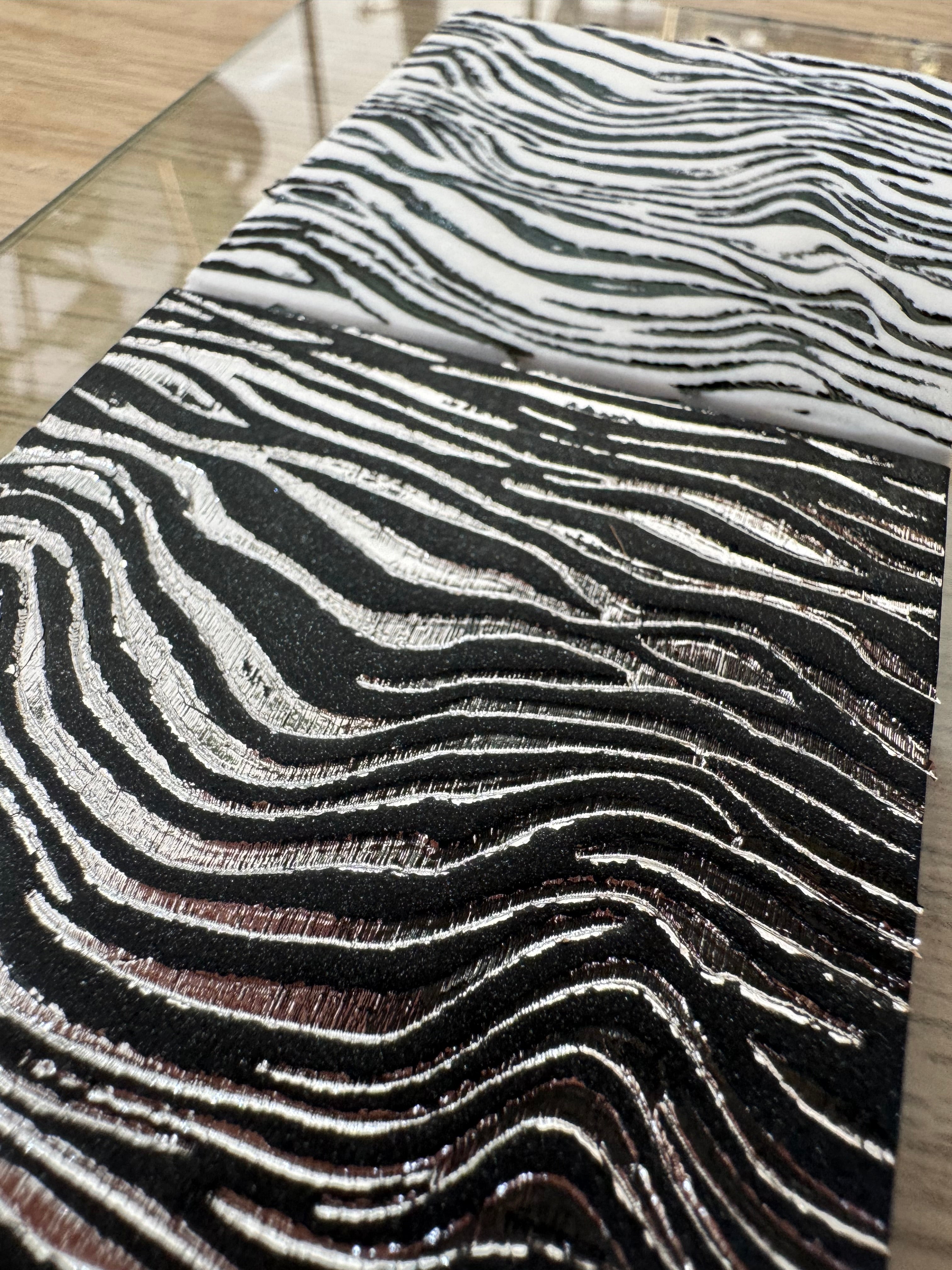 "Zebra" Structuur roller