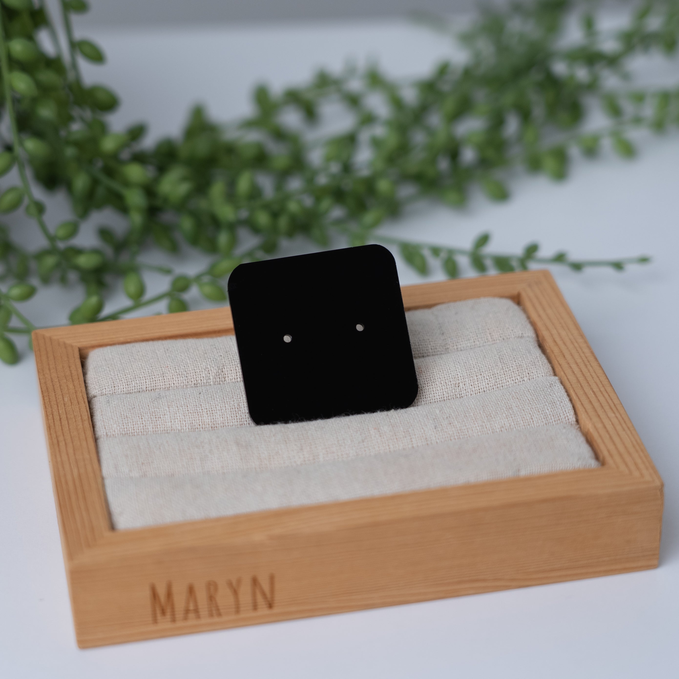 Acryl earring card squared mini (2••)