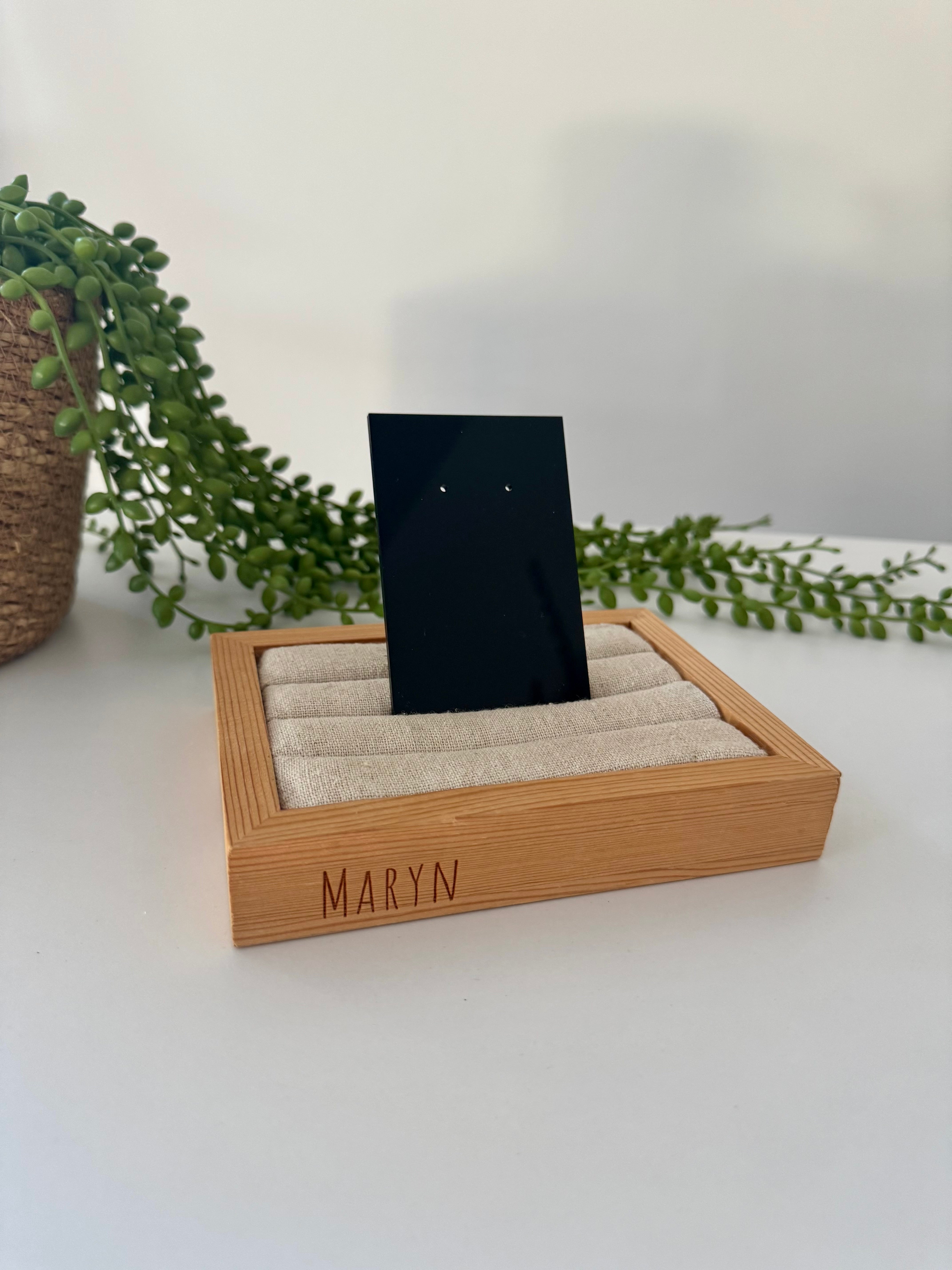 Acryl earring card rectangle (2••)