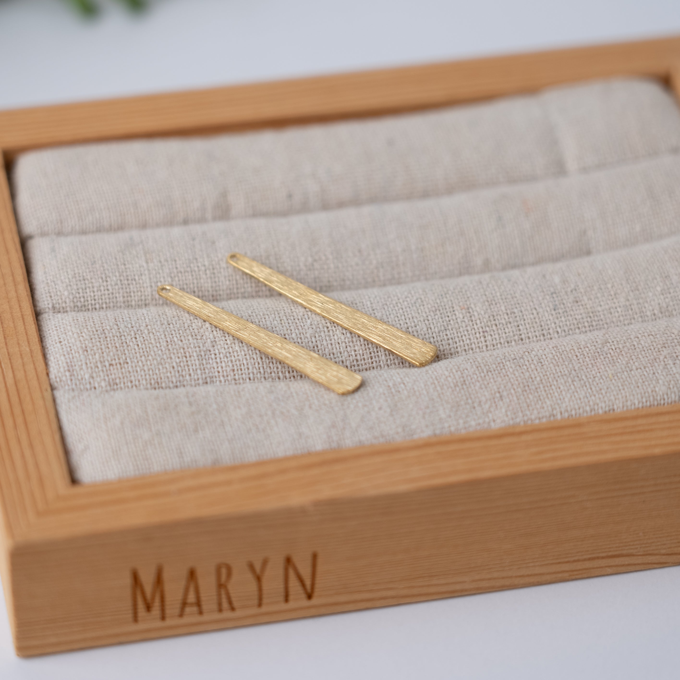 Bedel Long Elipse Brushed  (per paar)