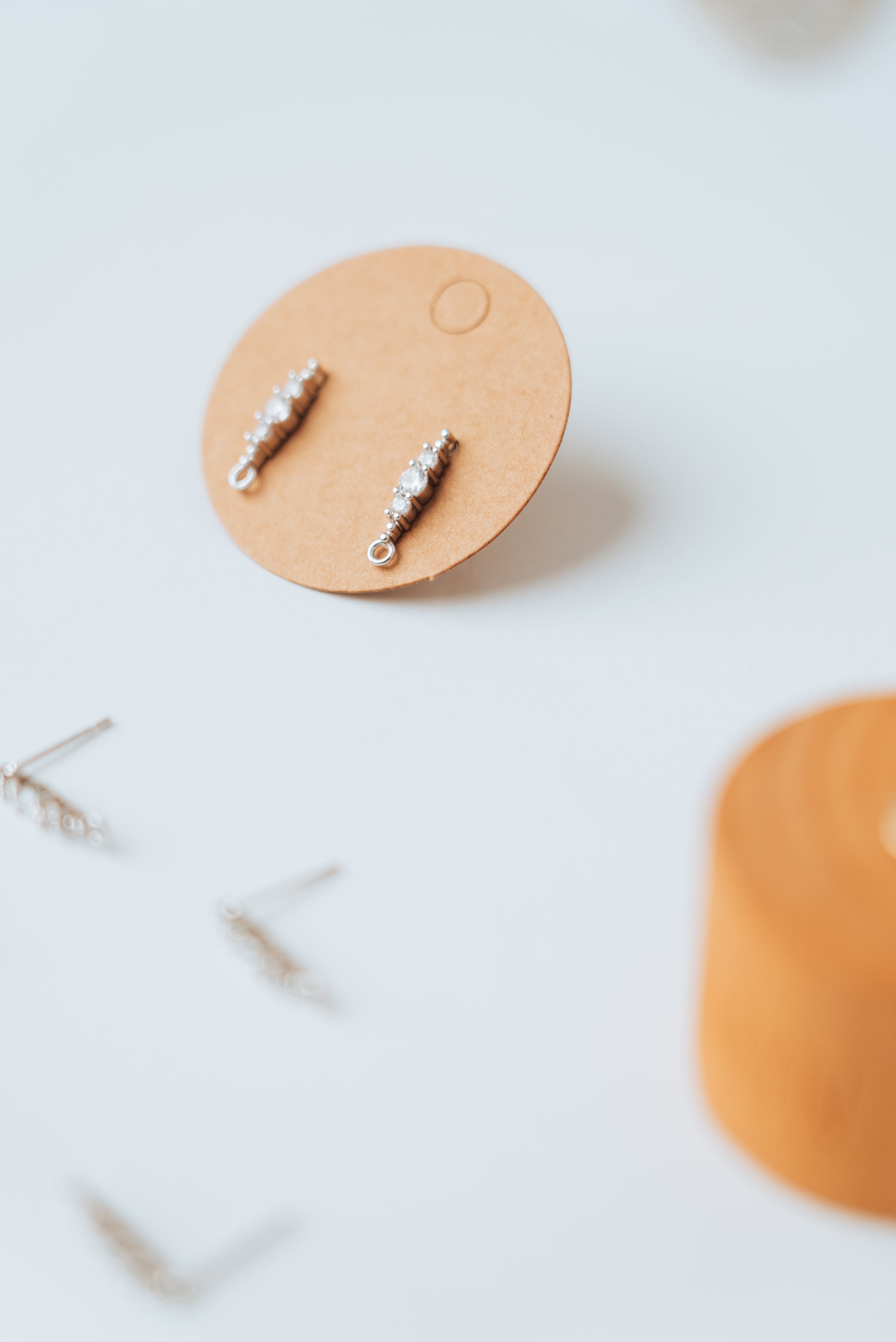 Oorbeltopper zirkonia Tiara (per paar)