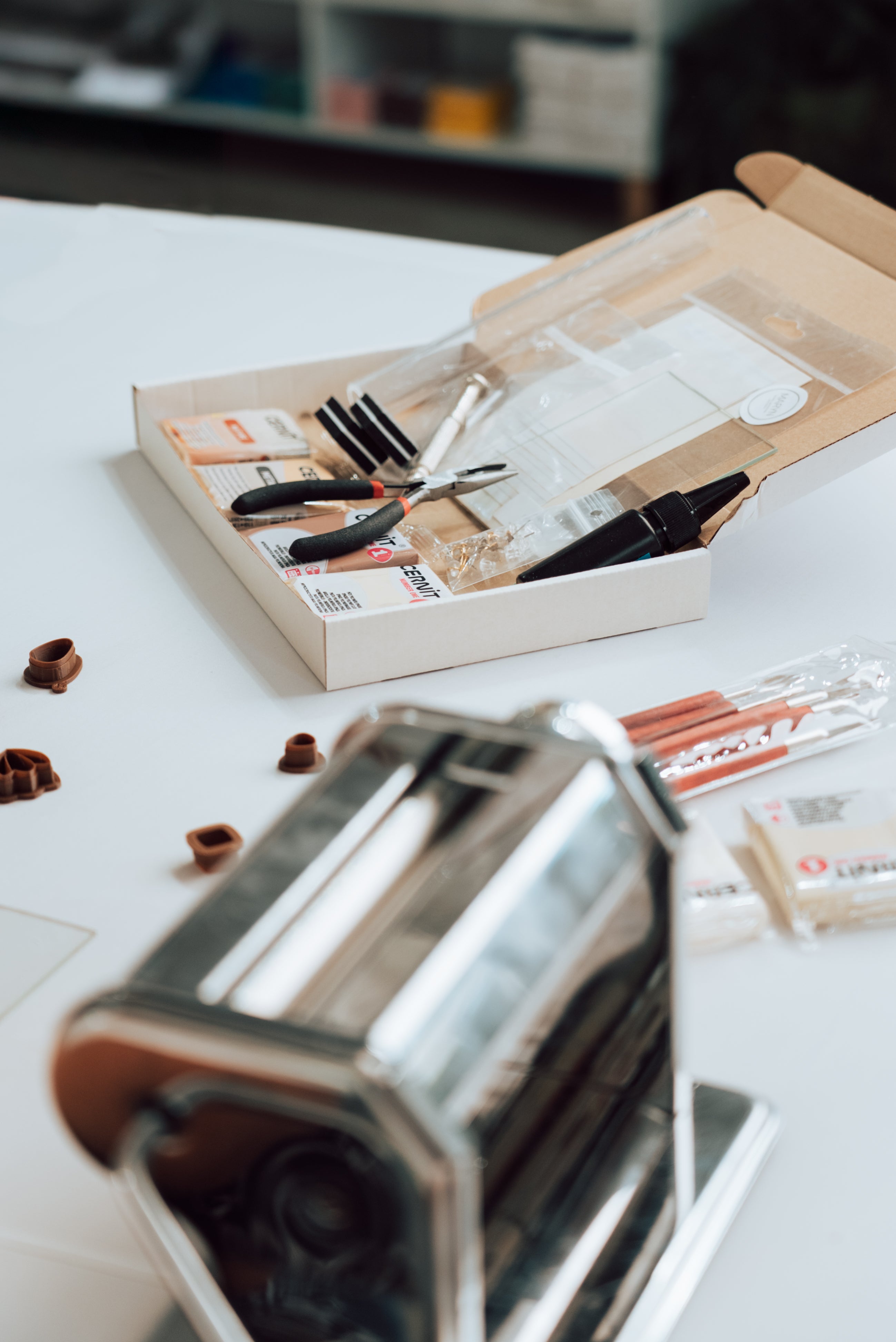 „Start To Clay“-Boxaufhänger