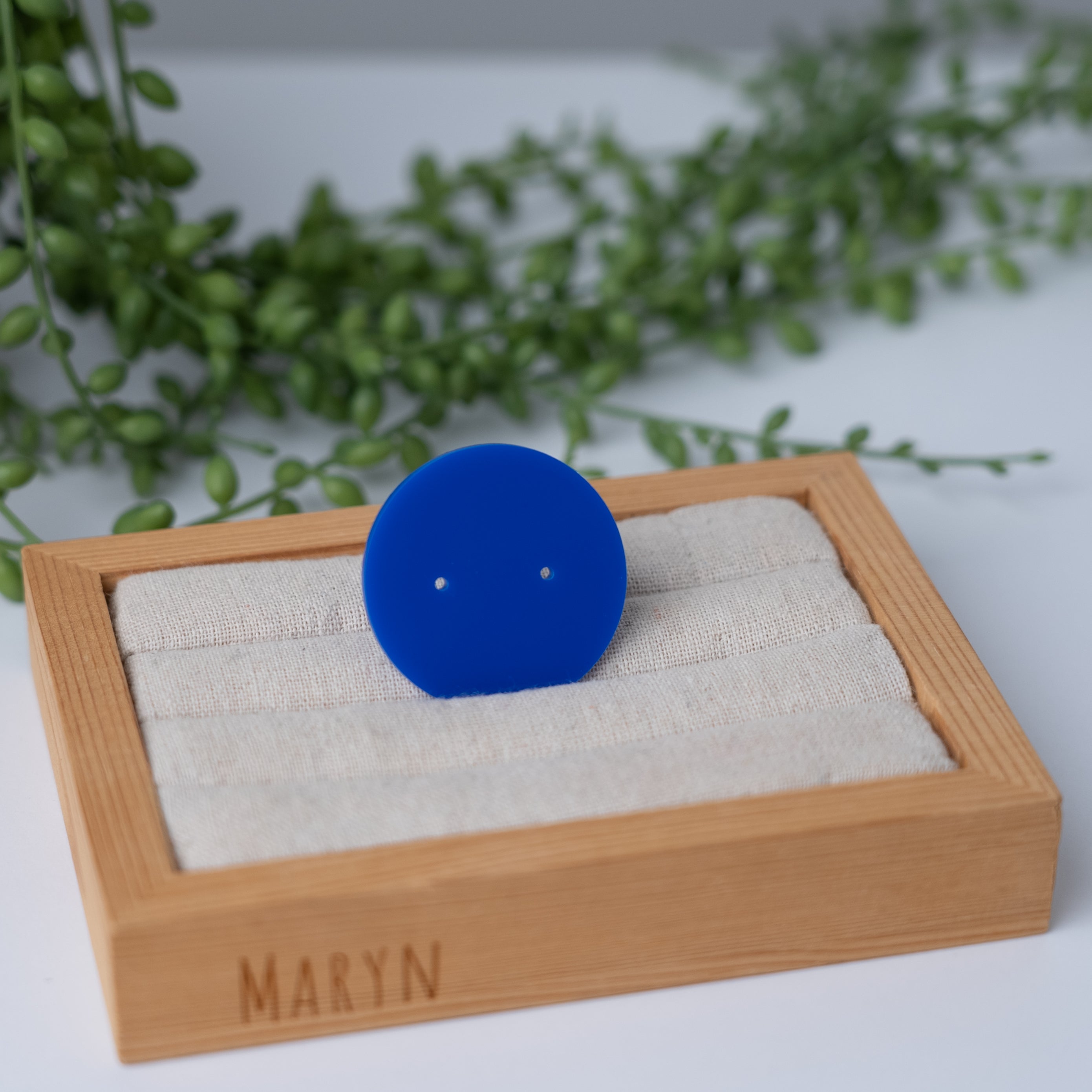 Colourfull Acryl earring card round mini (2••)