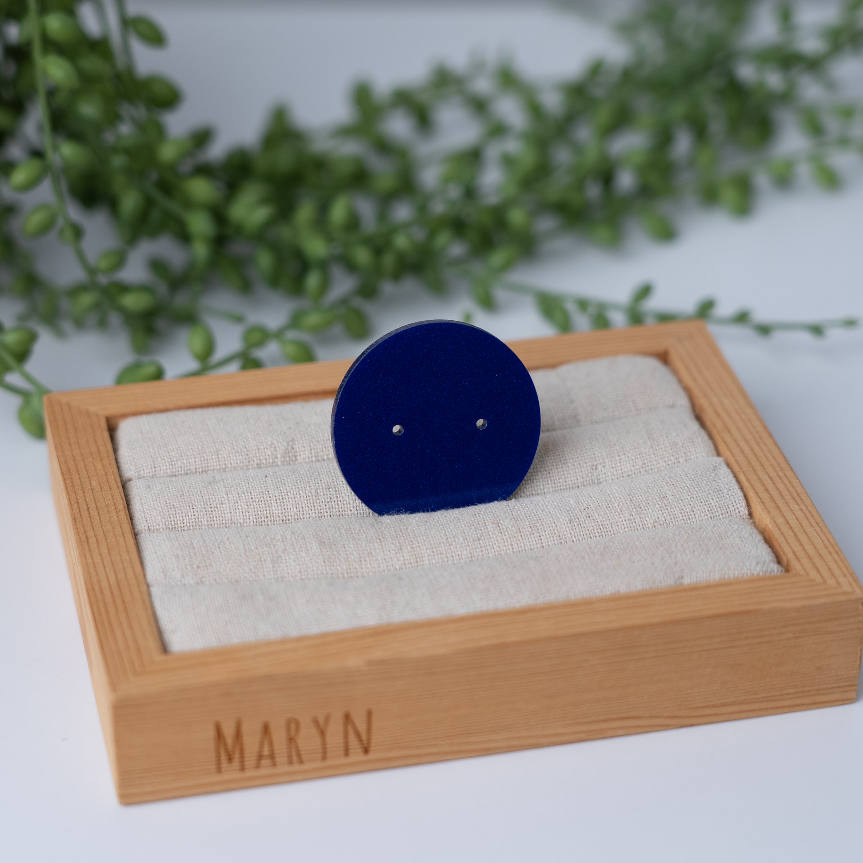 Colourfull Acryl earring card round mini (2••)