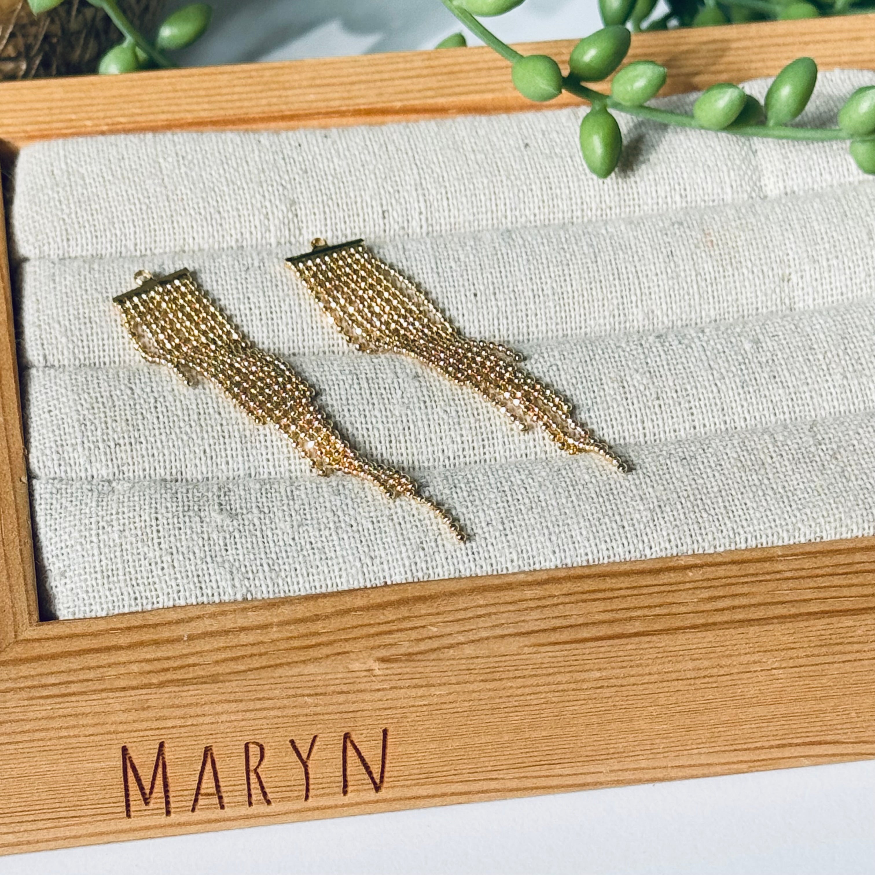 Bedel "Waterfall Ball Tassle” (per paar)