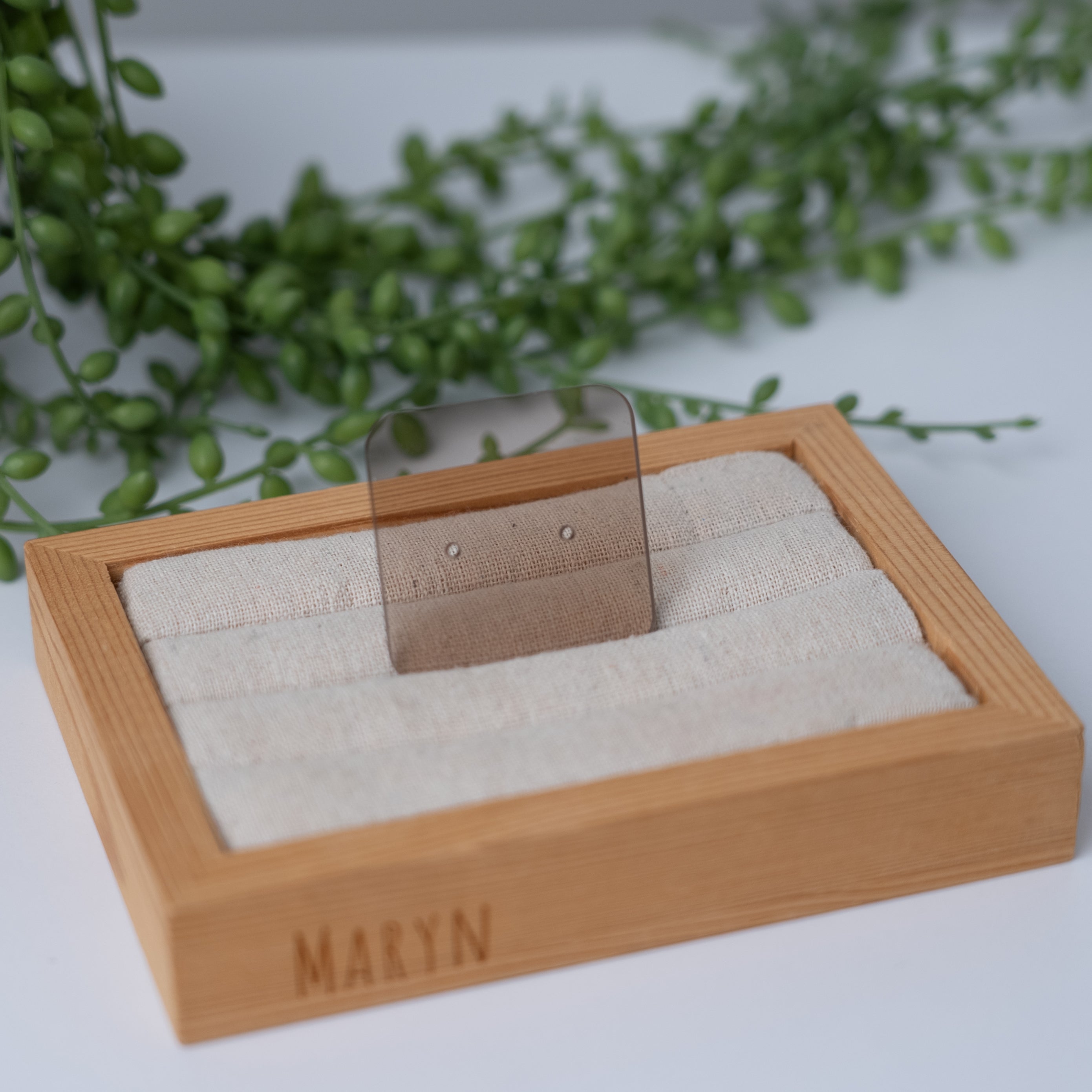 Acryl earring card squared mini (2••)