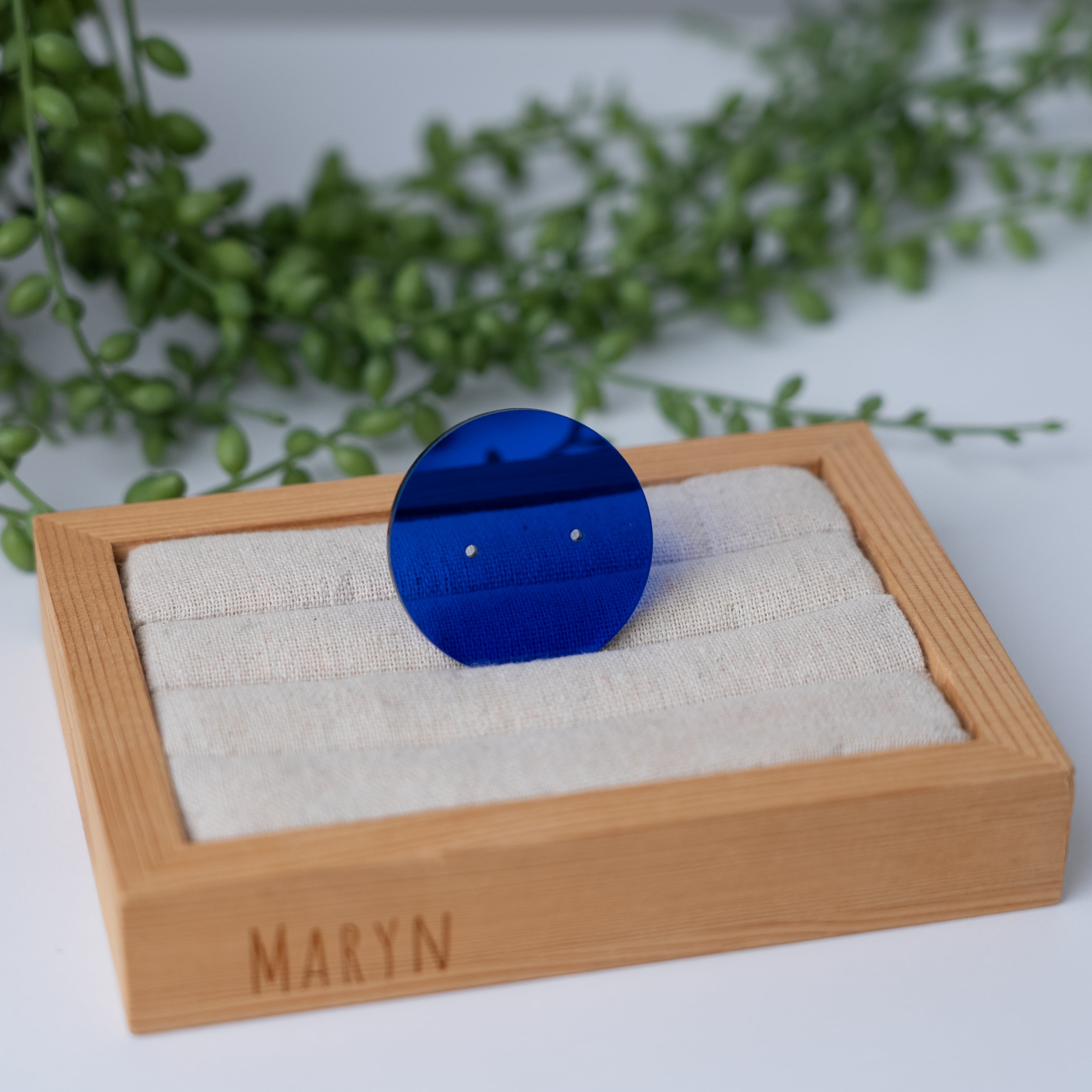 Colourfull Acryl earring card round mini (2••)