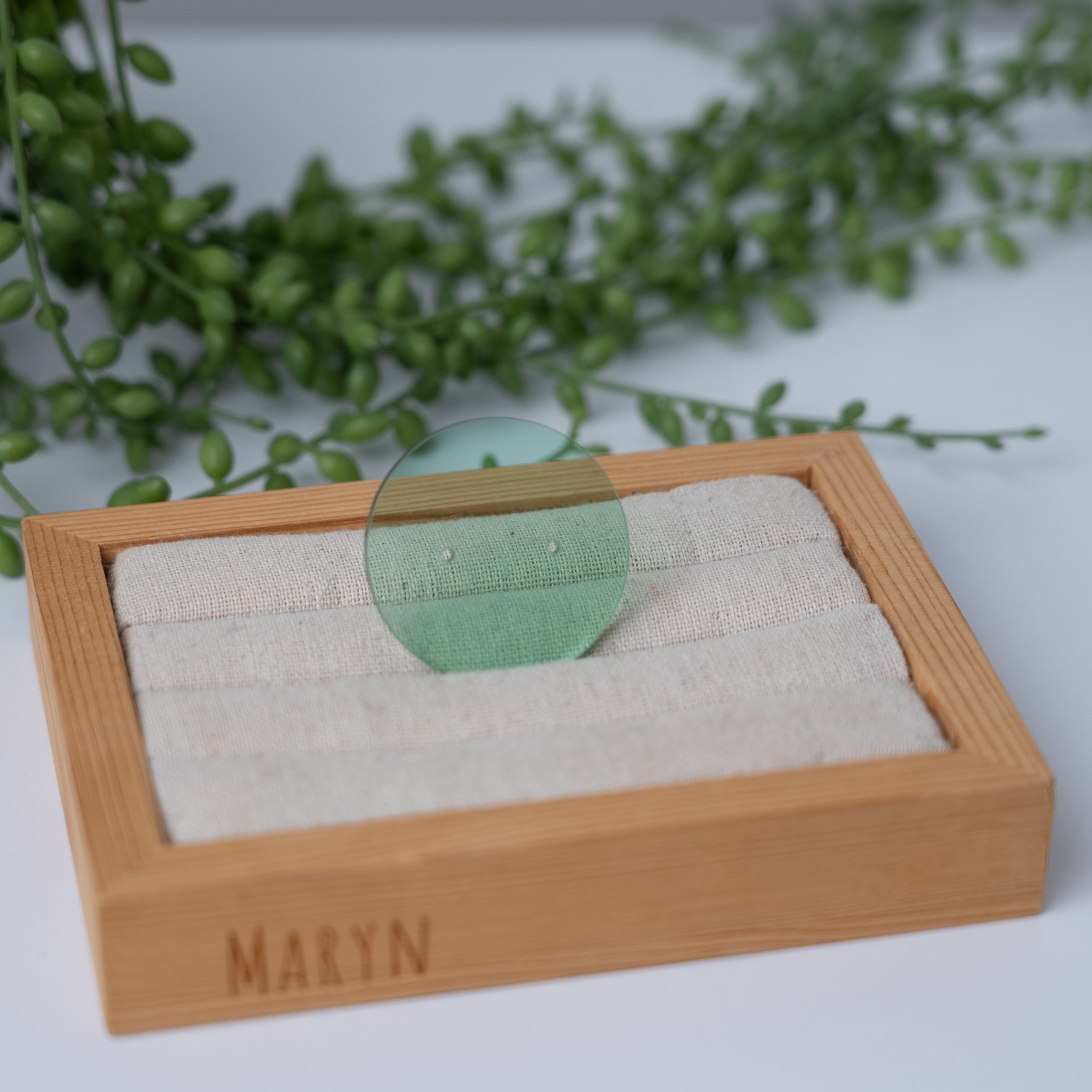 Colourfull Acryl earring card round mini (2••)