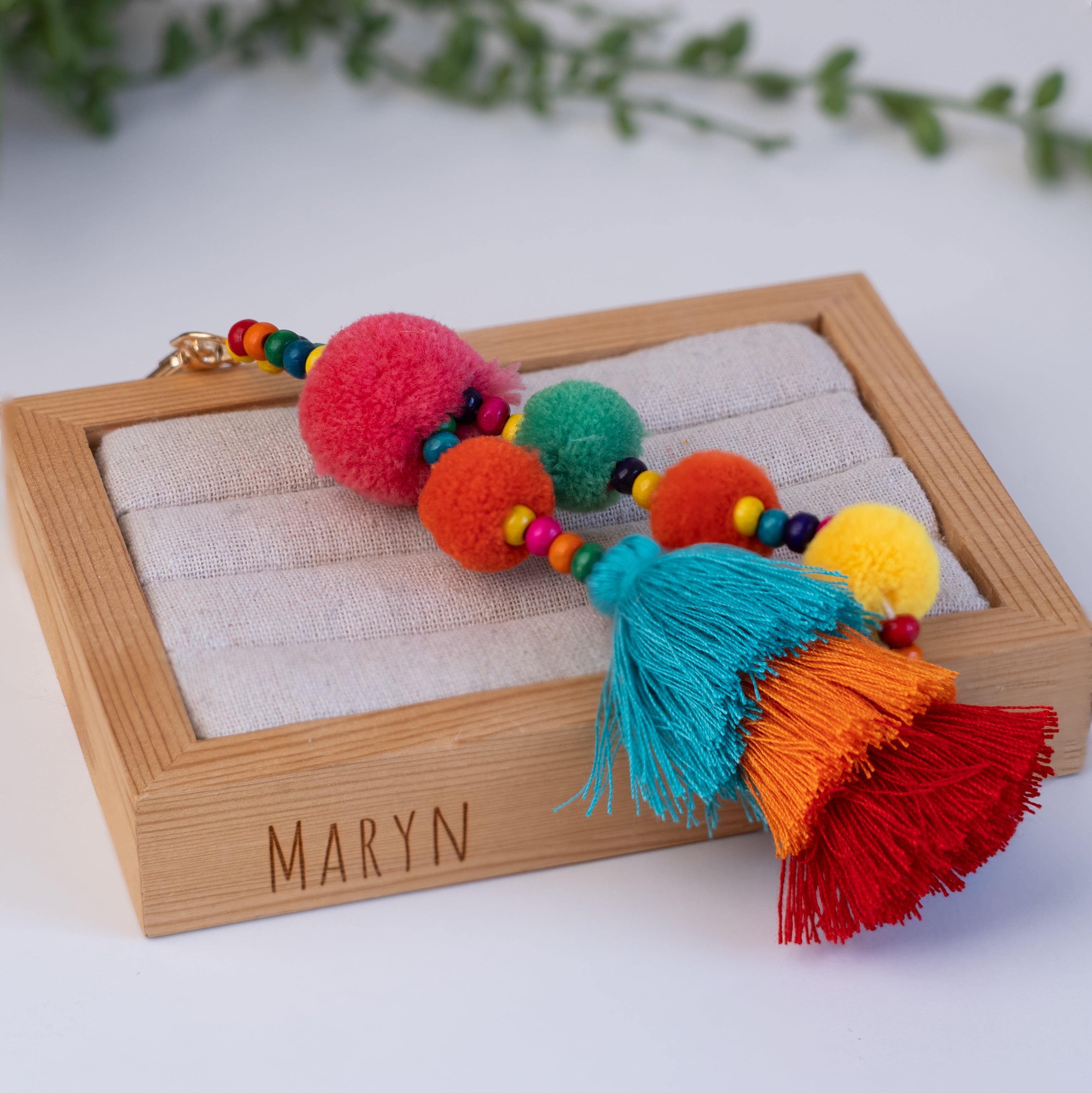DIY "PoMPoM" key ring kit