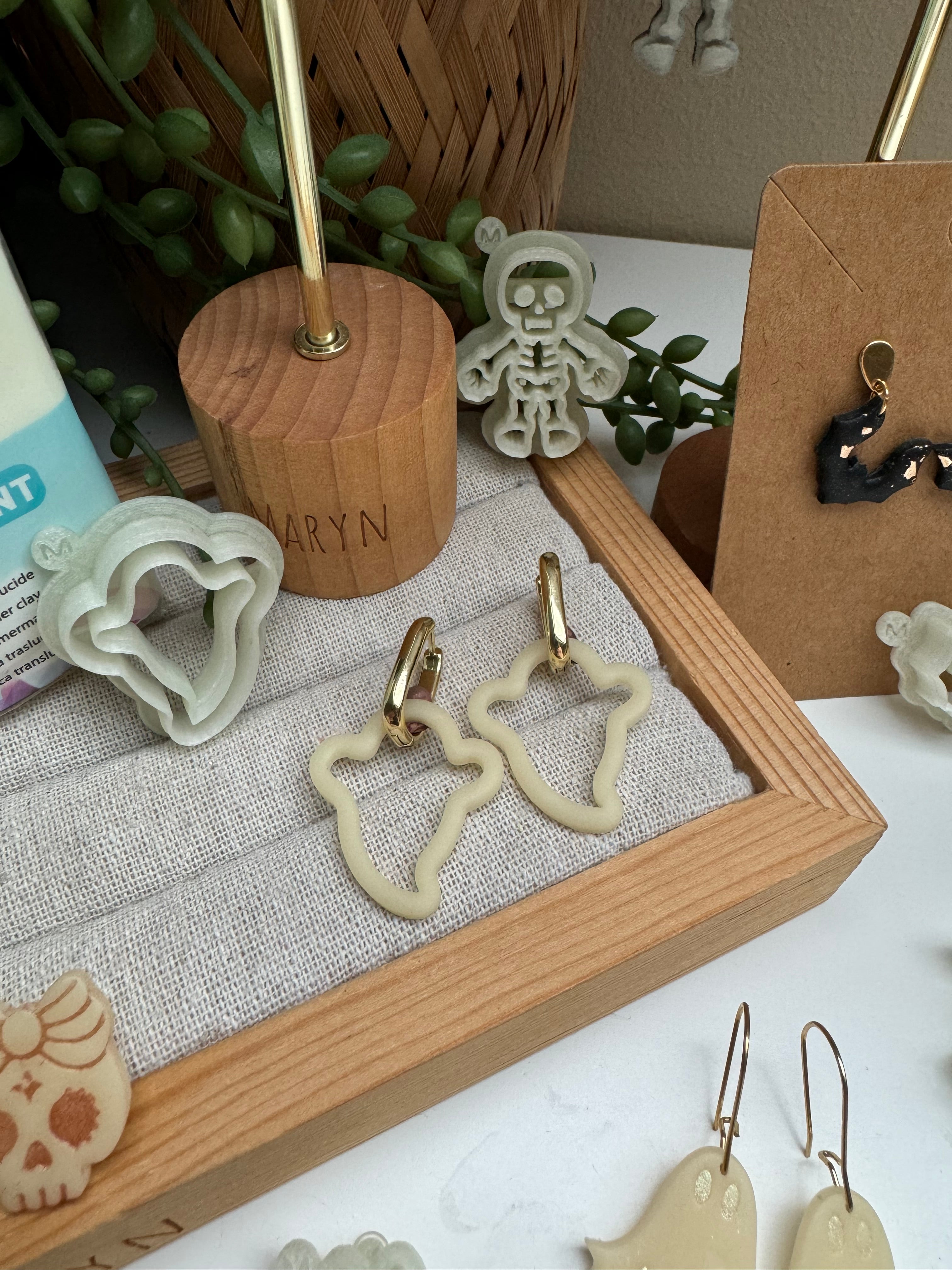 "Halloween" set of claycutters (6 pieces)